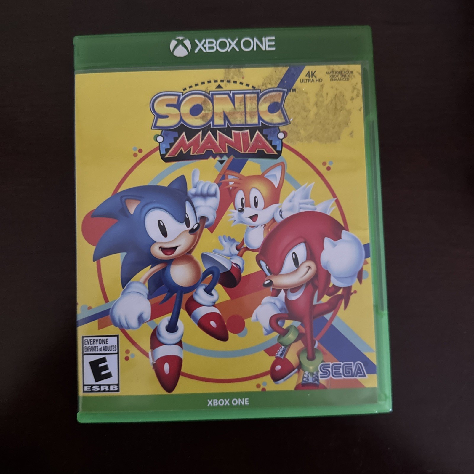 Sonic Mania Xbox One Game Disc Physical Copy SEGA Platformer