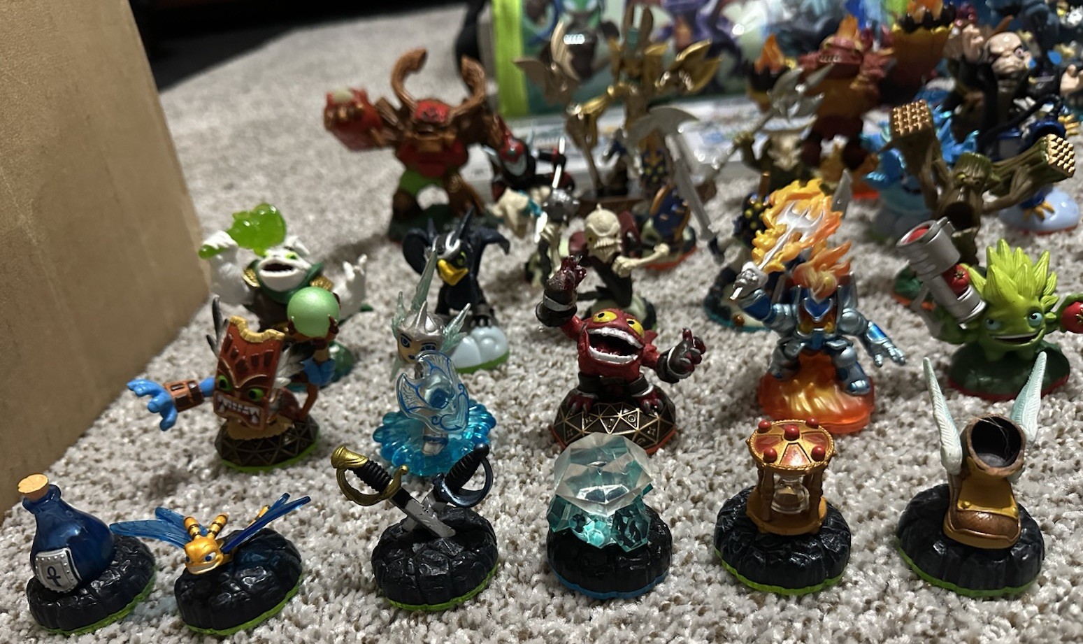Activision Skylanders Figures Bulk Lot Crystals, Figures, and More