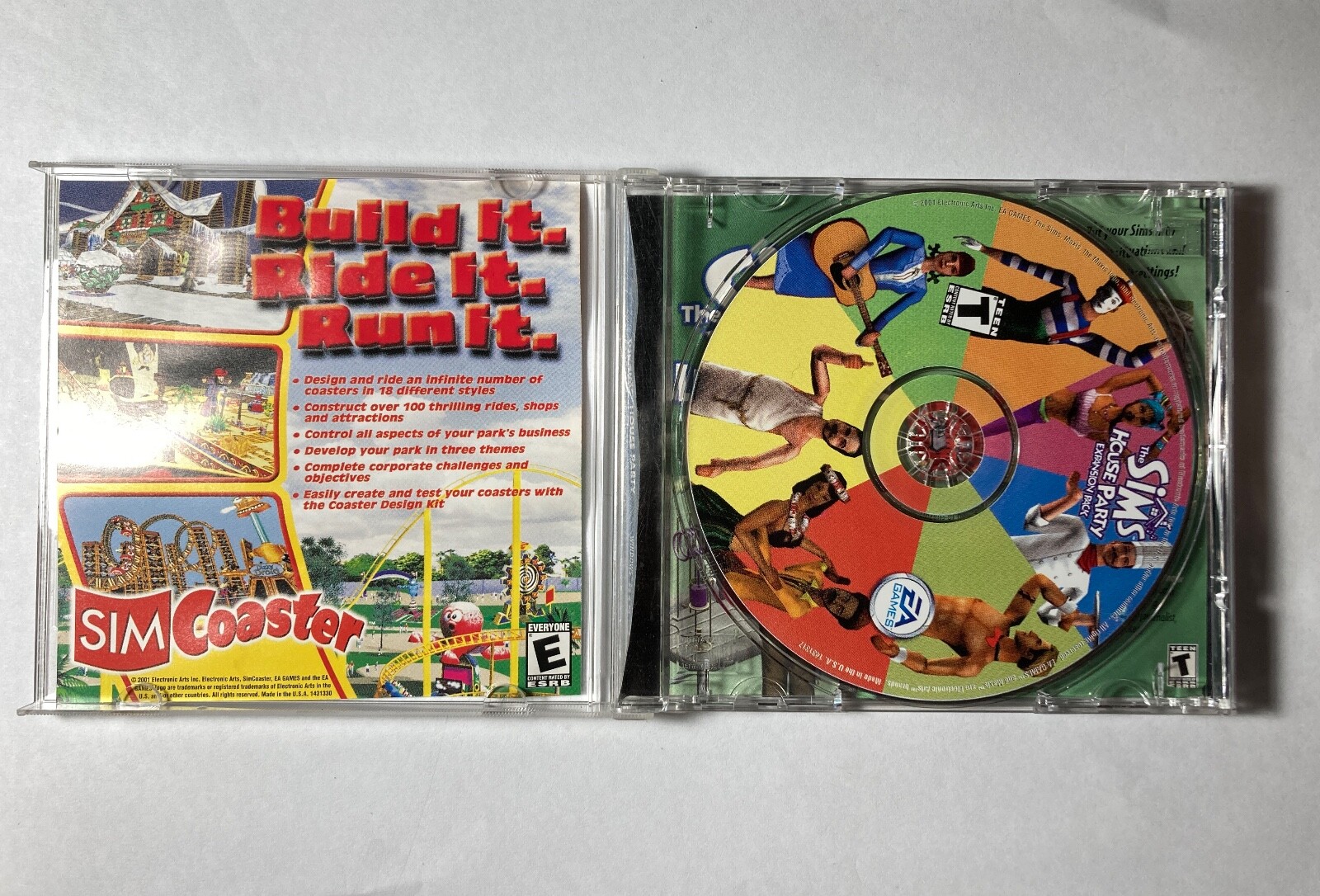 Lot of 2 – The Sims & House Party Expansion for PC w/ Product Key