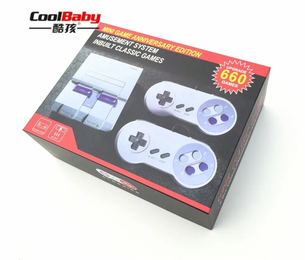 Super Classic Mini Entertainment System SNES Included 21 Games 1SET NO USED