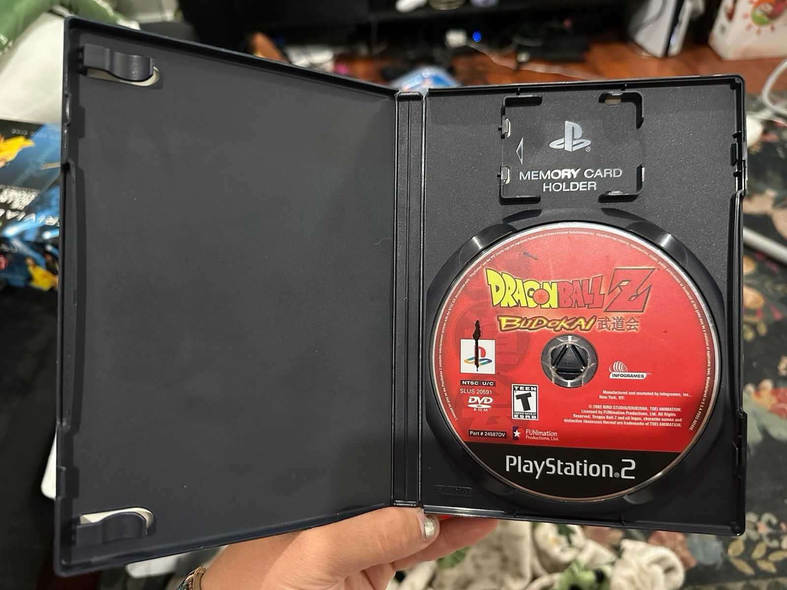 Dragon Ball Z: Budokai (Sony PlayStation 2, 2002) Black Label No Manual Tested