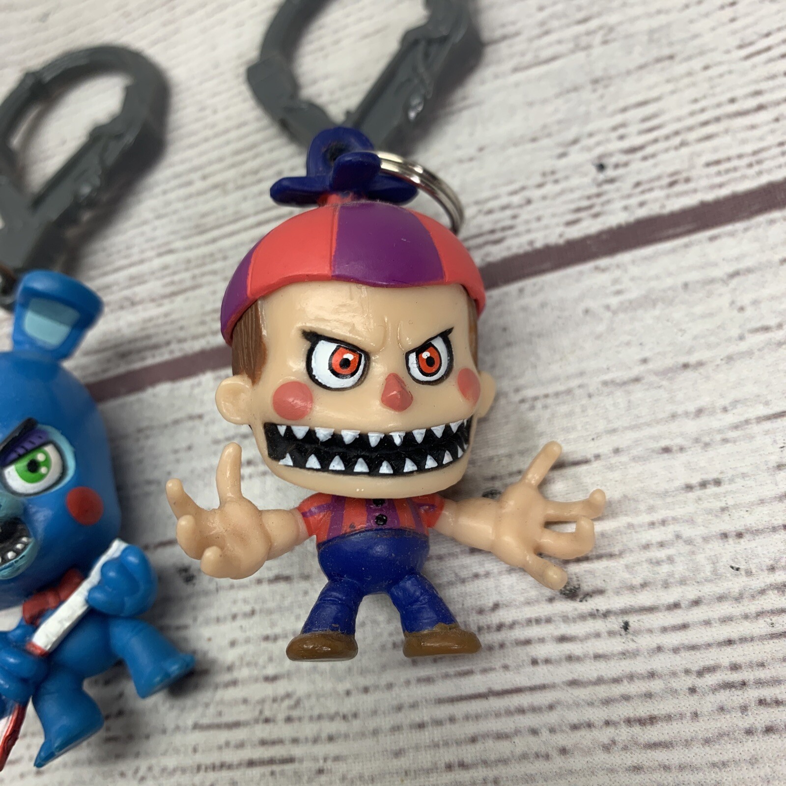 Five Nights At Freddy’s FNAF Backpack Clip, Hanger, Keychain – Lot of 3