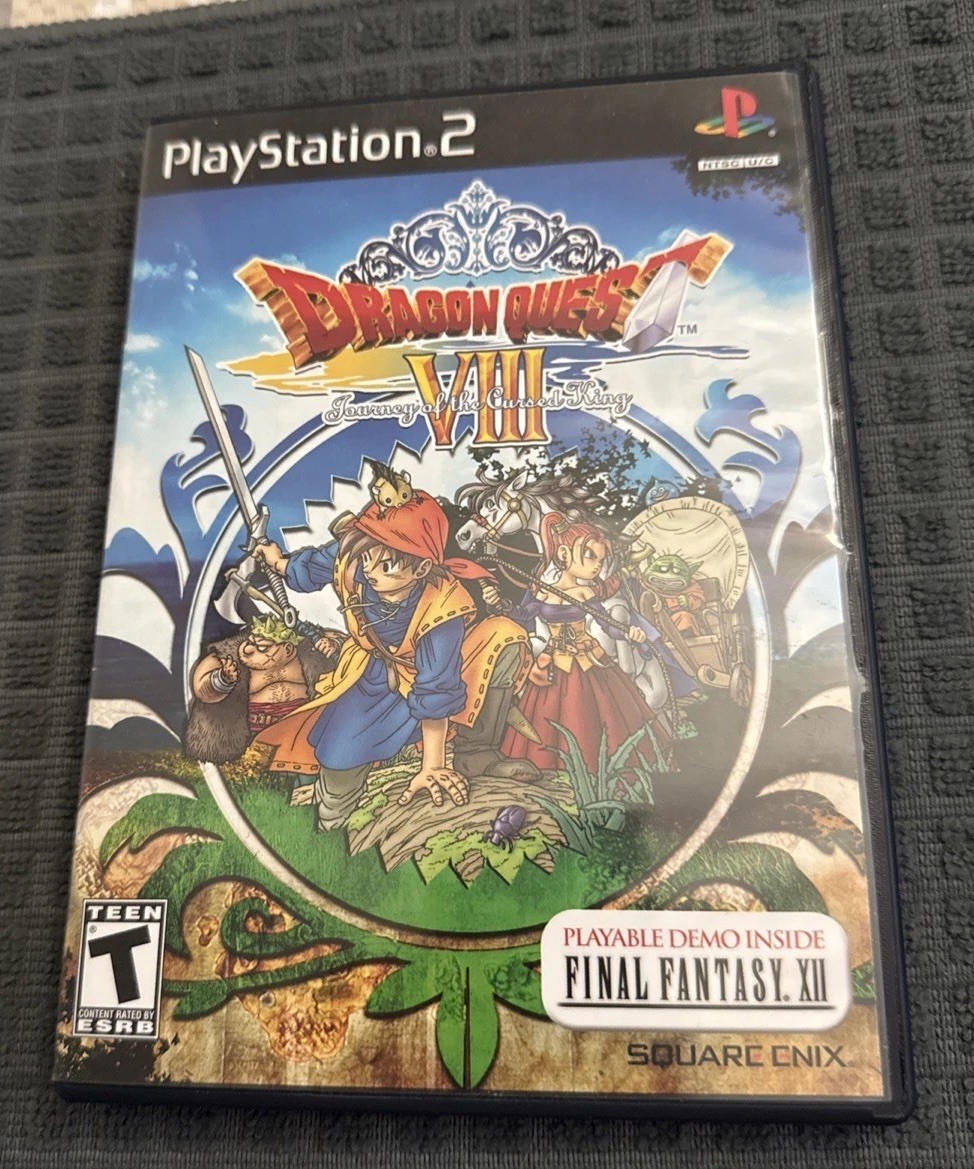 Dragon Quest VIII: Journey of the Cursed King (PlayStation 2 Ps2) VG CIB Demo