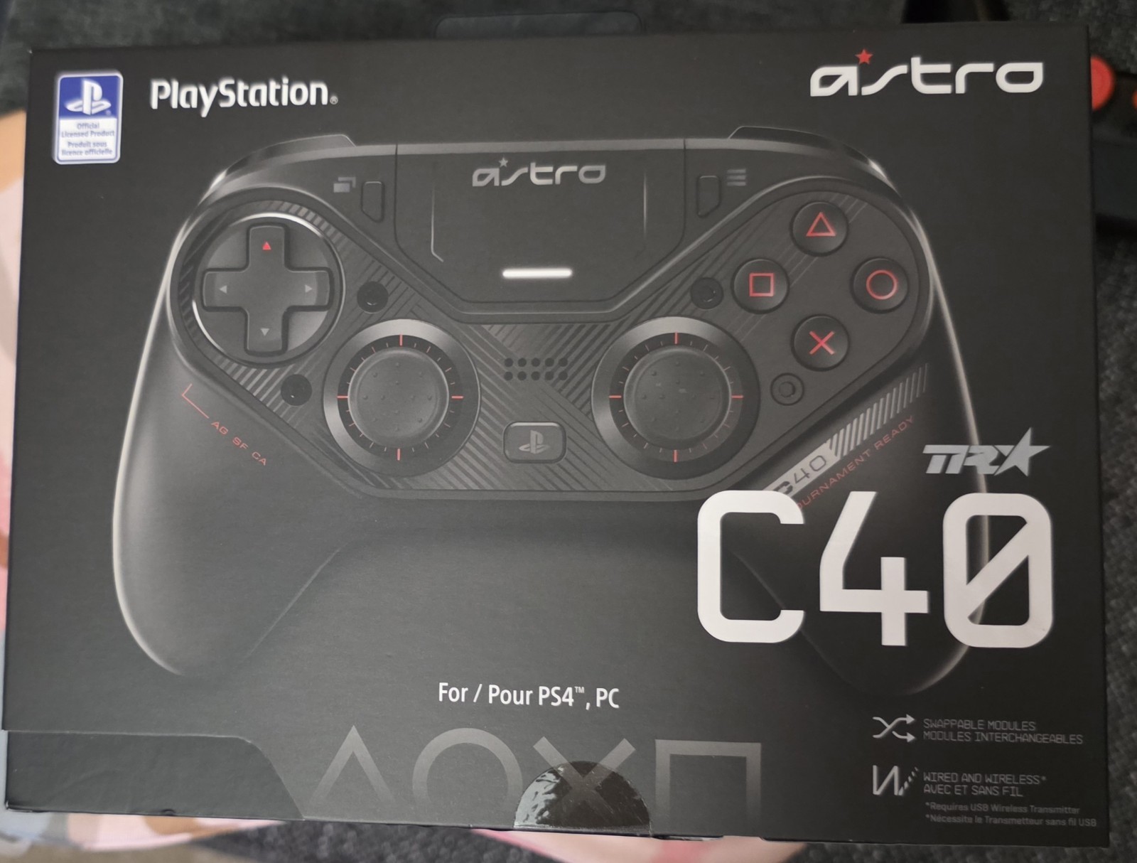 Astro C40 TR Controller for PlayStation 4 & PC, Wired/Wireless, Remappable