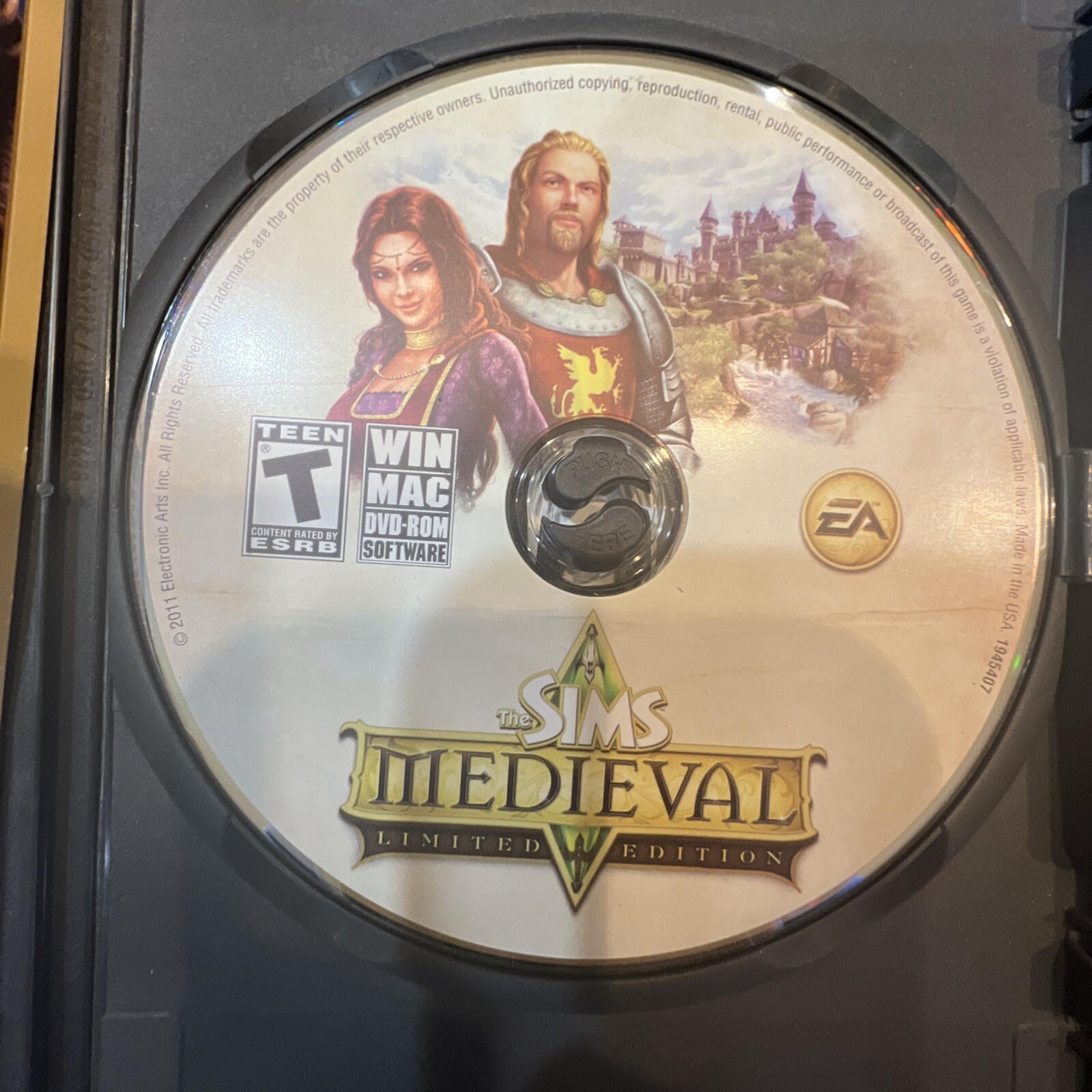 The Sims : Medieval – Limited Edition (PC DVD Rom, 2011) EA – CIB W/ Manual