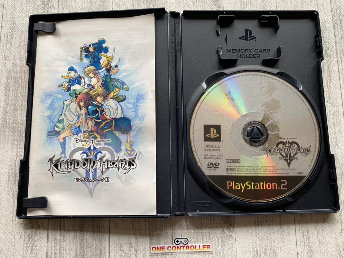 SONY PS2 Kingdom Hearts Ⅰ＆Ⅱ & Final Mix & Finding Nemo & Disney Sea from Japan