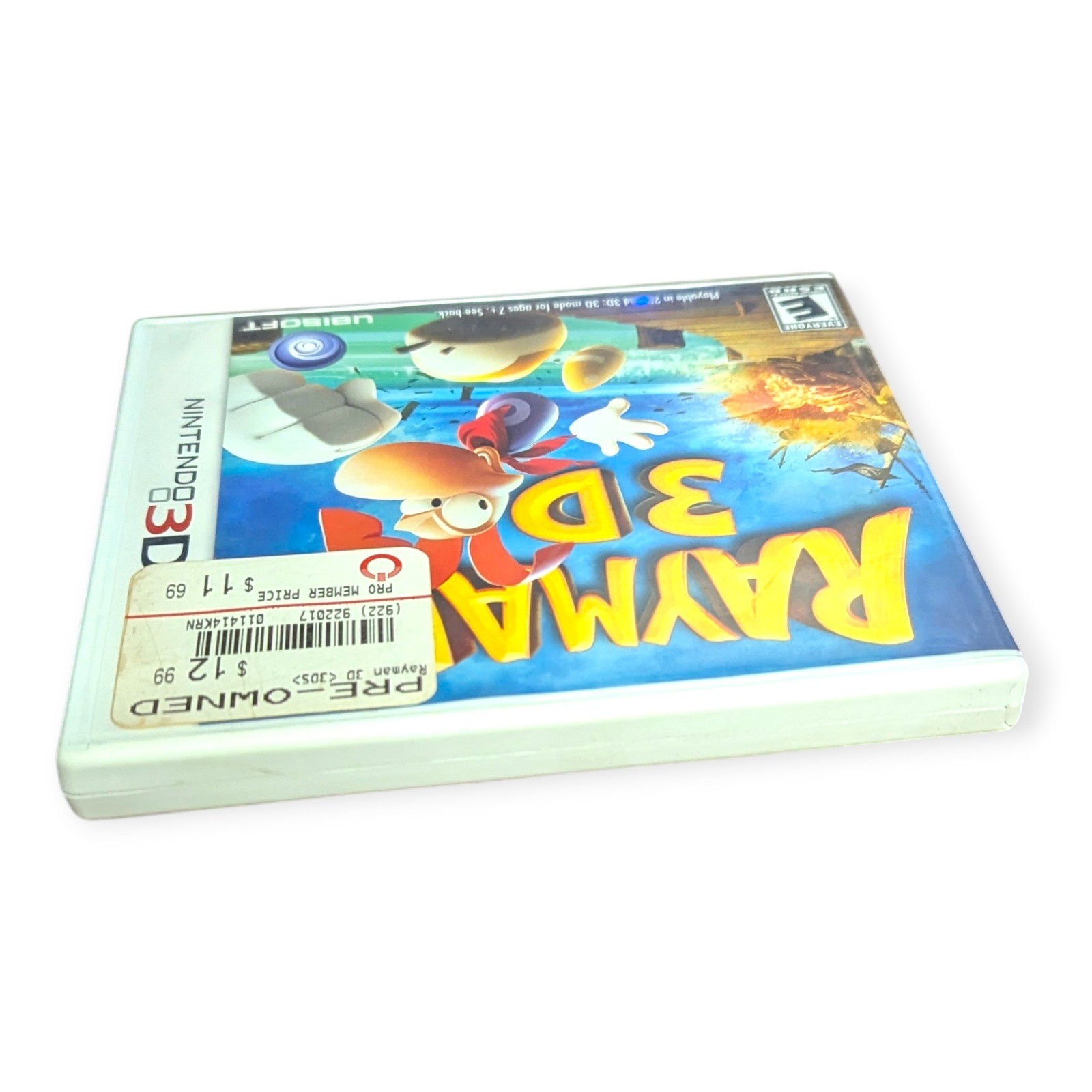Rayman 3D Nintendo 3DS Game with Case and Cartridge
