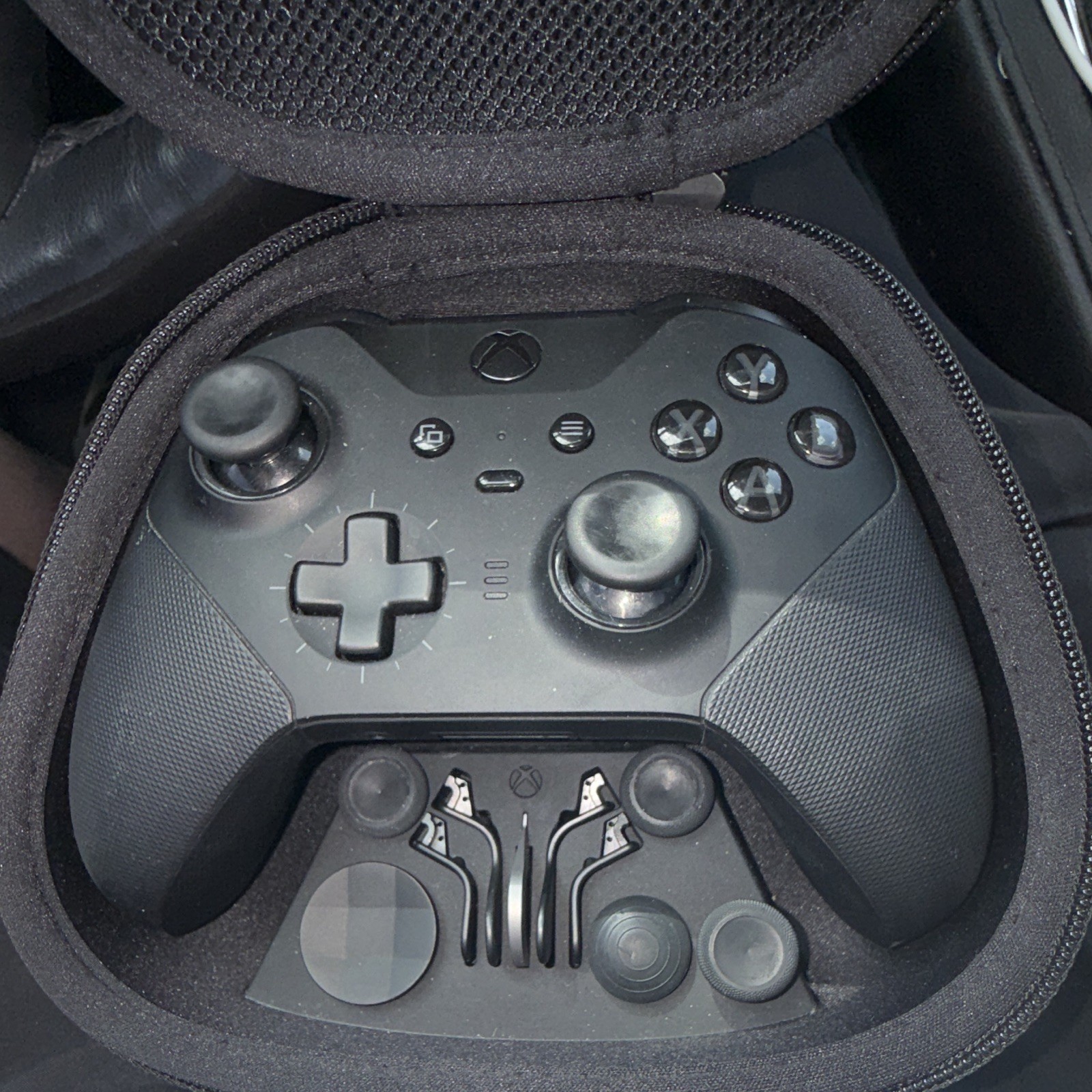 Microsoft Xbox Elite Series 2 Wireless Controller Black w/ Case & Accessories
