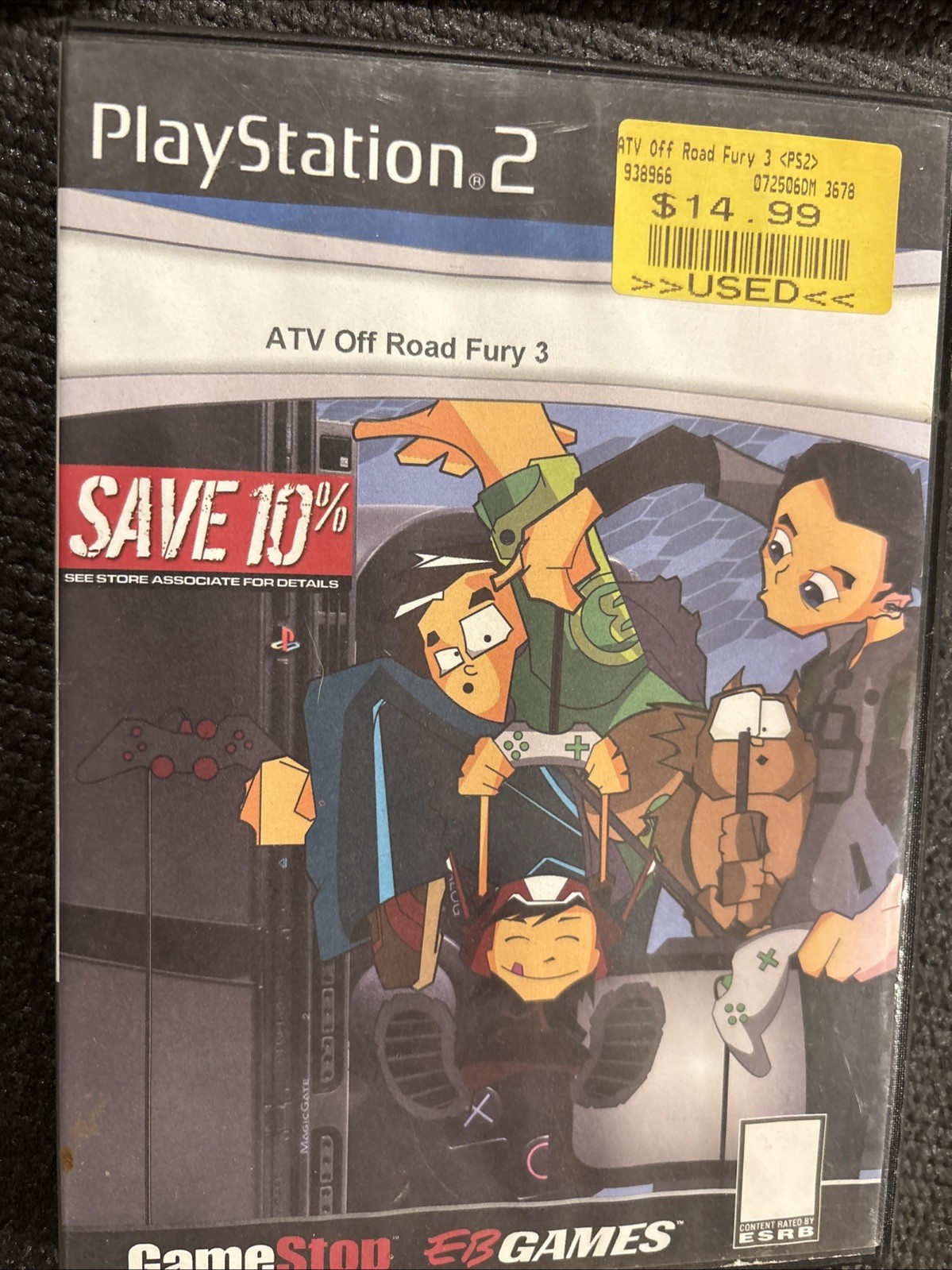 Sony PlayStation 2 PS2 CIB COMPLETE ATV OFFROAD FURY 1 2 3 & More , Hot wheels