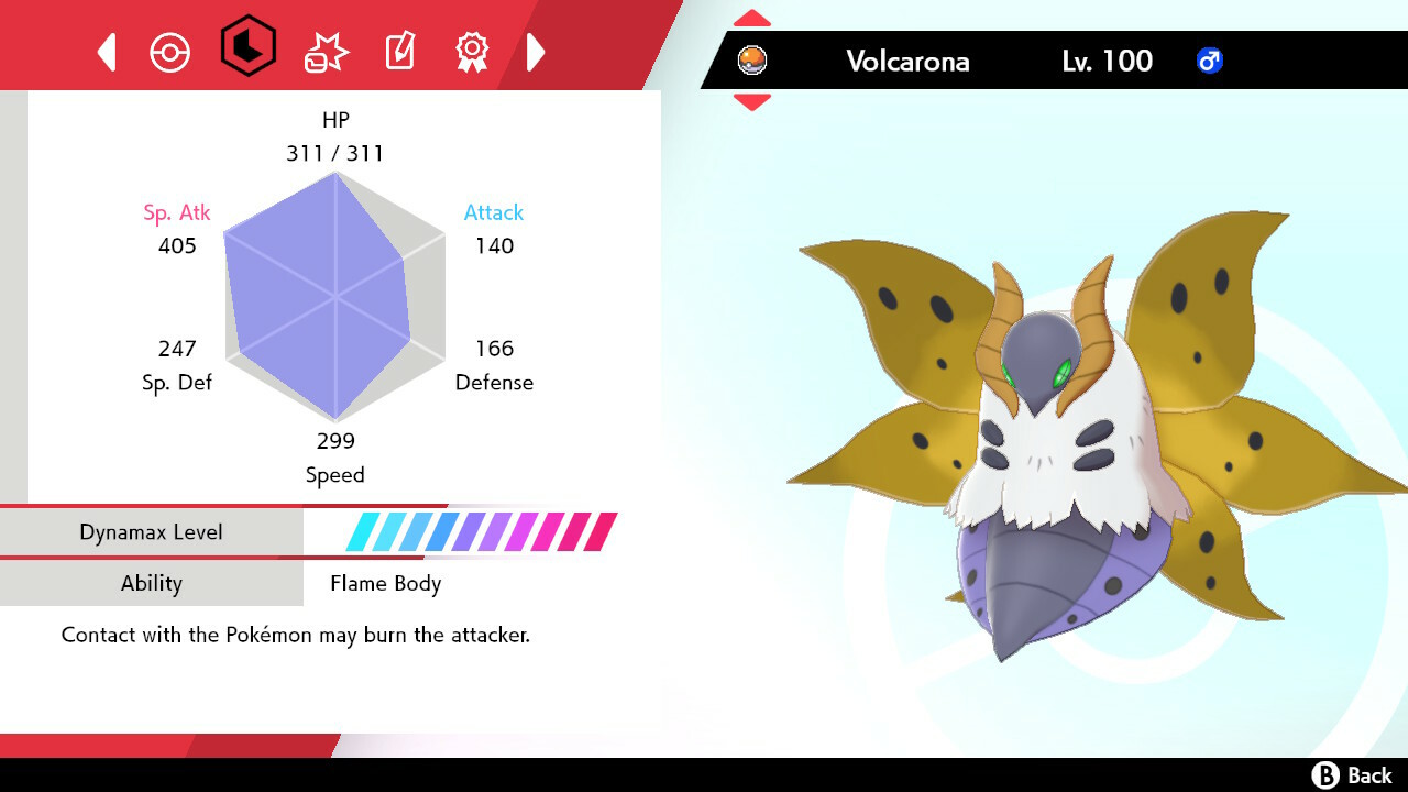 ✨Volcarona Ultra Shiny 6IV ✨ Pokemon Sword & Shield Isle of Armor Battle Ready