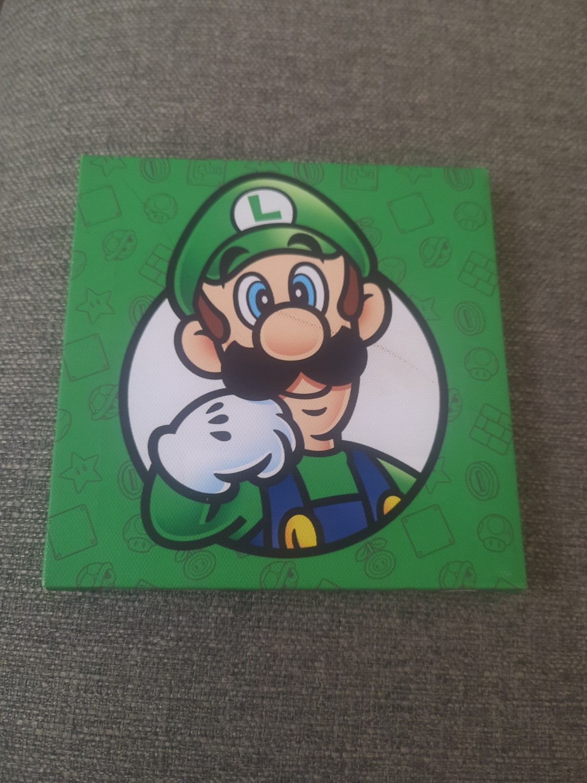 Nintendo Luigi 6″x 6″ Canvas
