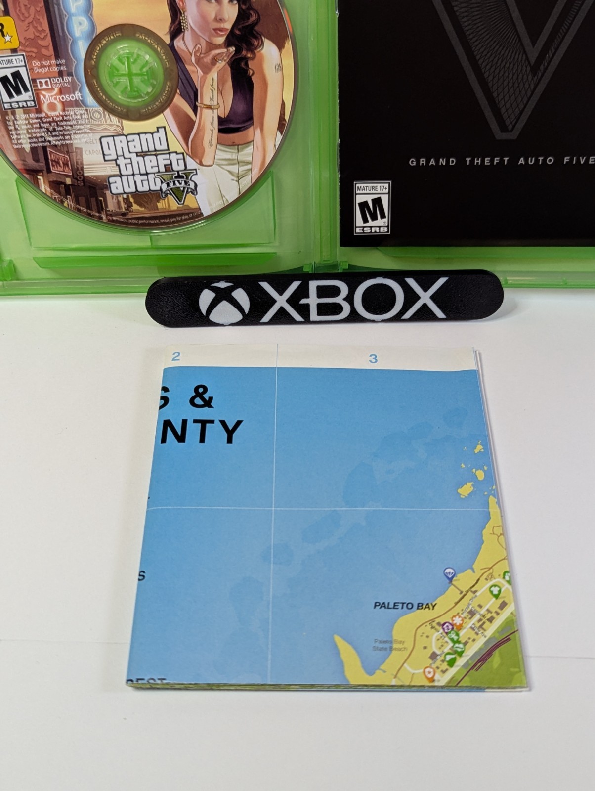 Grand Theft Auto 5 – CIB/Complete – Cleaned, Tested, Working!
