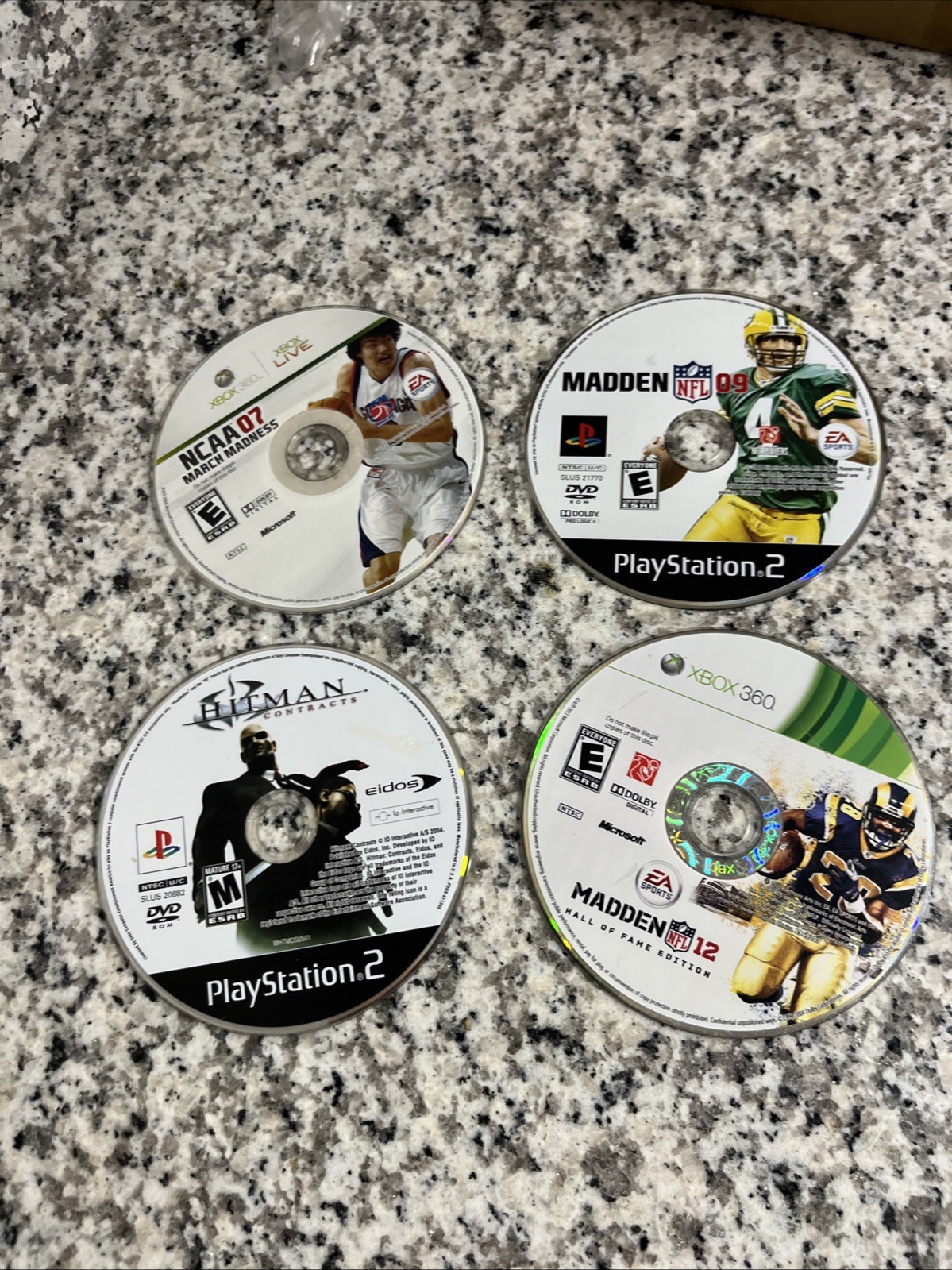 Lot of 60 Xbox 360 Nintendo Games – Heavily Scratched For Resurfacing