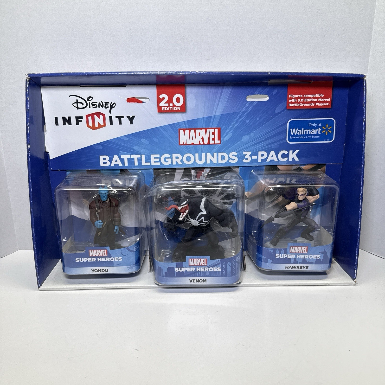 Disney Infinity 2.0 Marvel New Battlegrounds 3-Pack. Yondu. Venom. Hawkeye