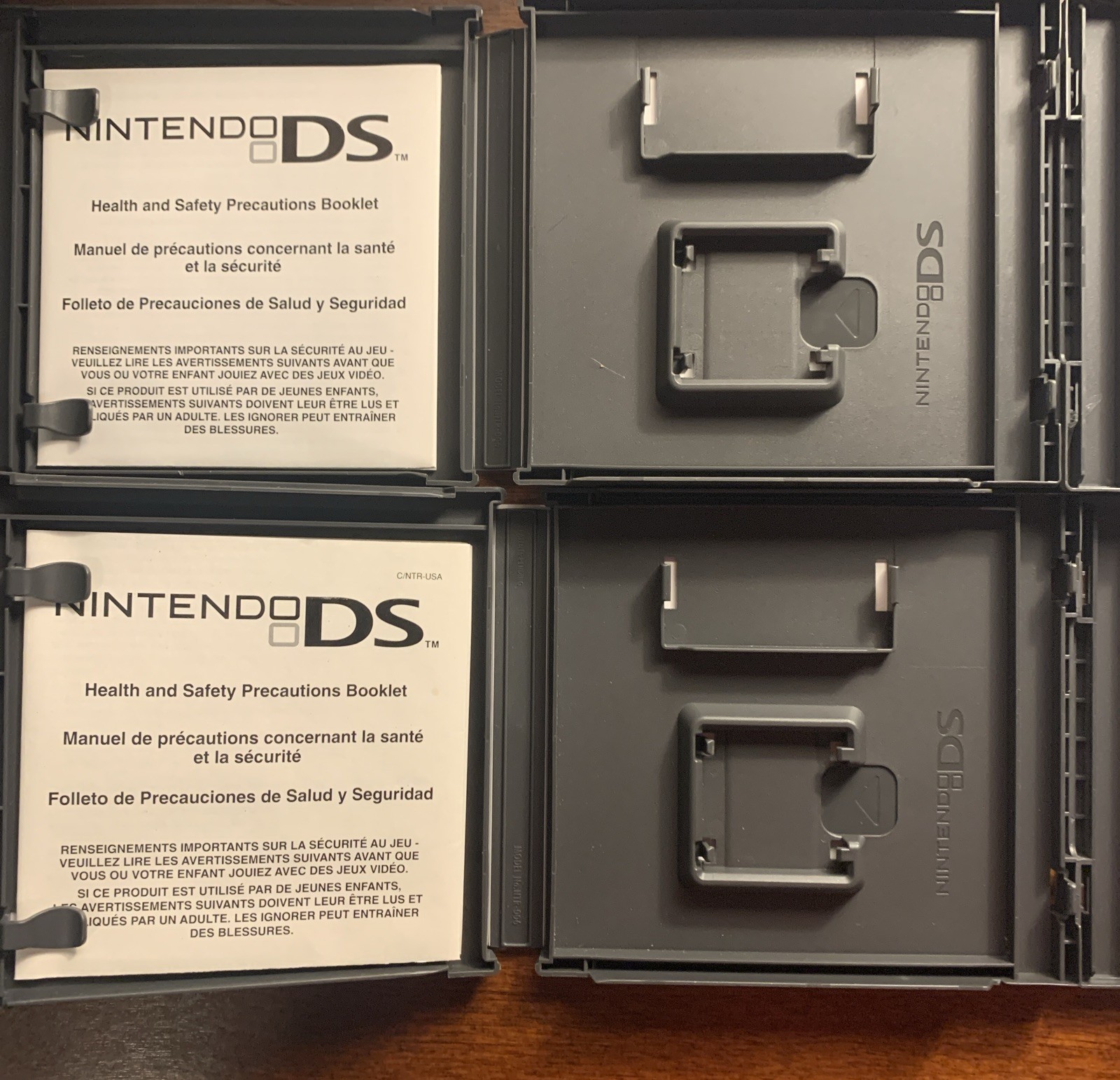Pokemon White + Black Nintendo DS Replacement *(4) Cases Only NO GAMES – Bundle