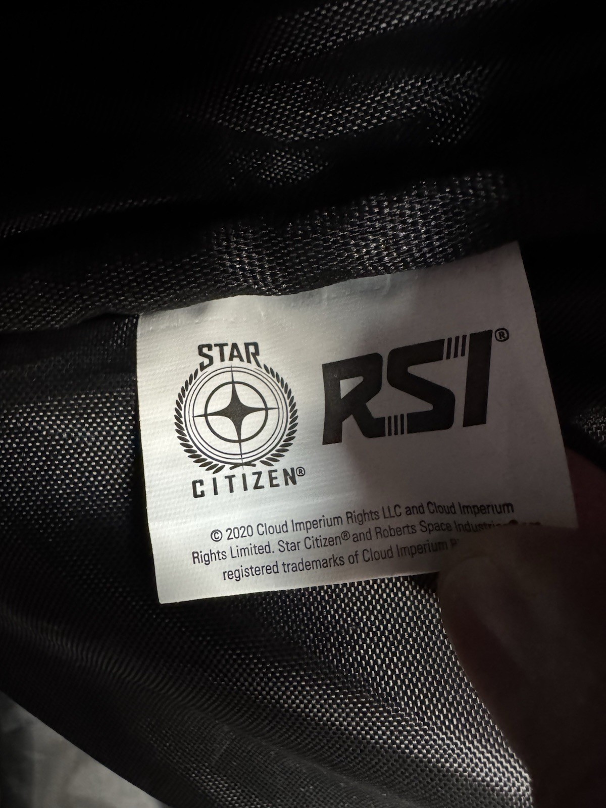 Star Citizen RSI Official Messenger Bag RARE Polyurethane Bag