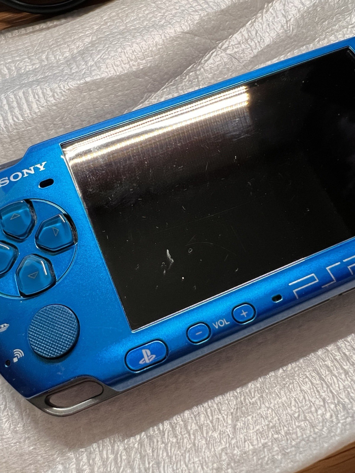 Sony PSP-3000 Vibrant Blue Handheld Console