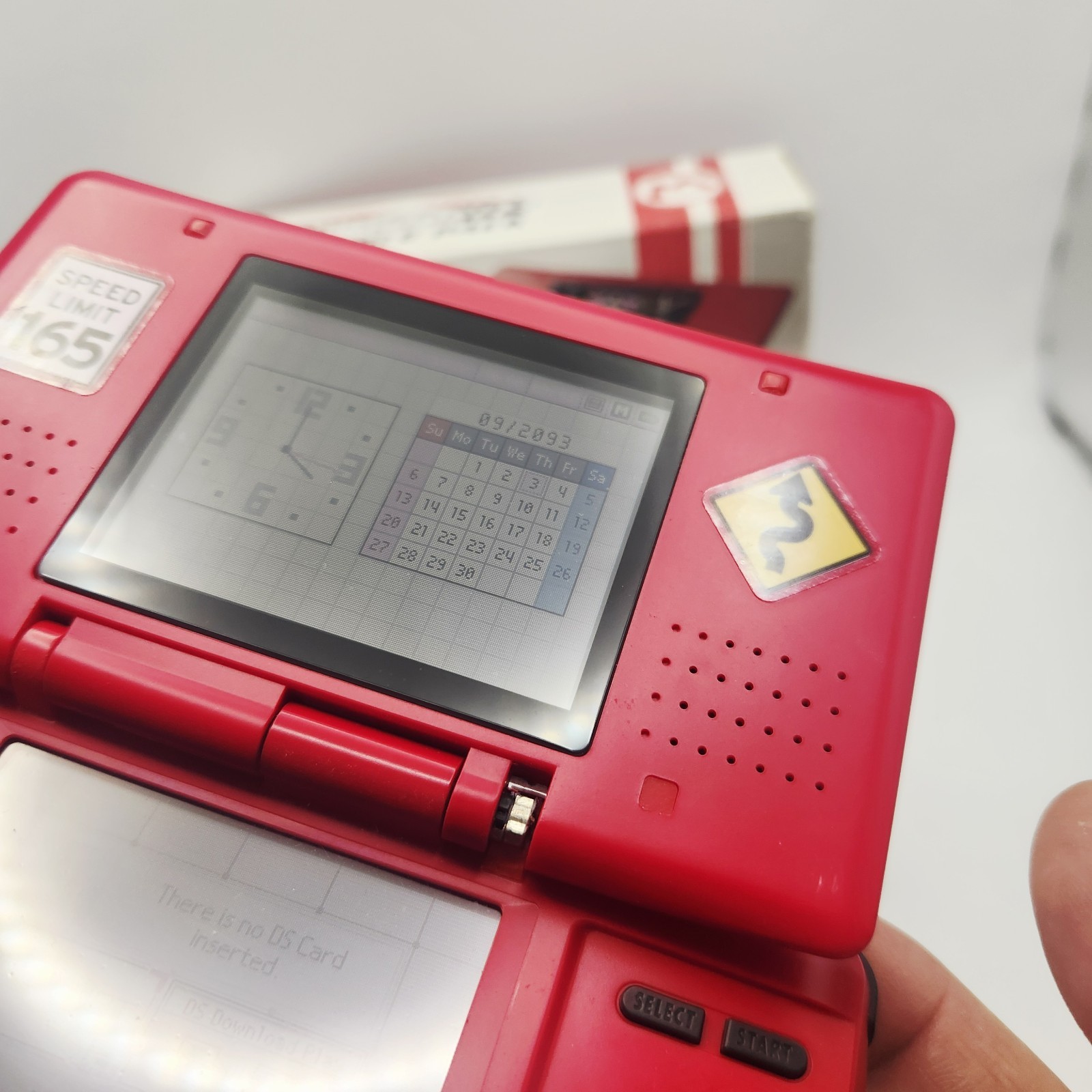 Nintendo DS Mario Kart Edition Handheld Video Game System Tested Working *READ*