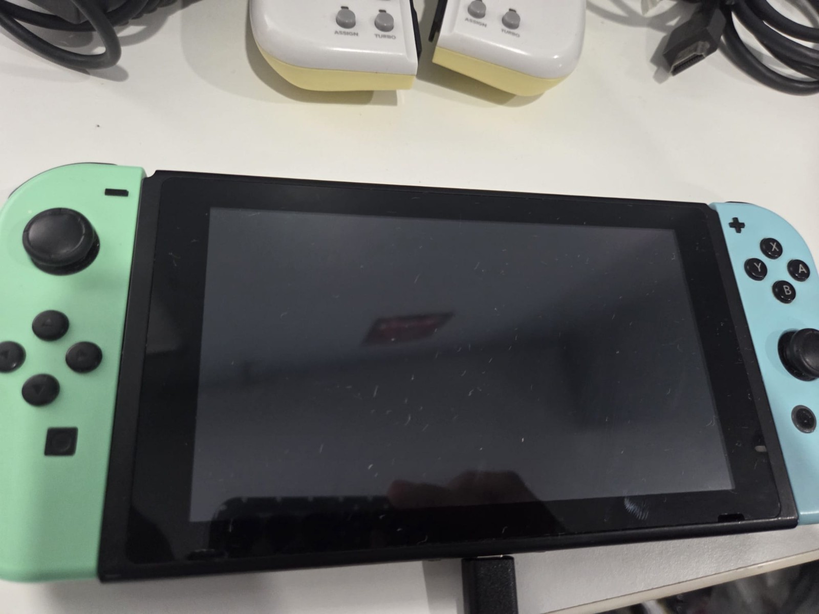 Nintendo switch oled and regular bundle with many accessories working