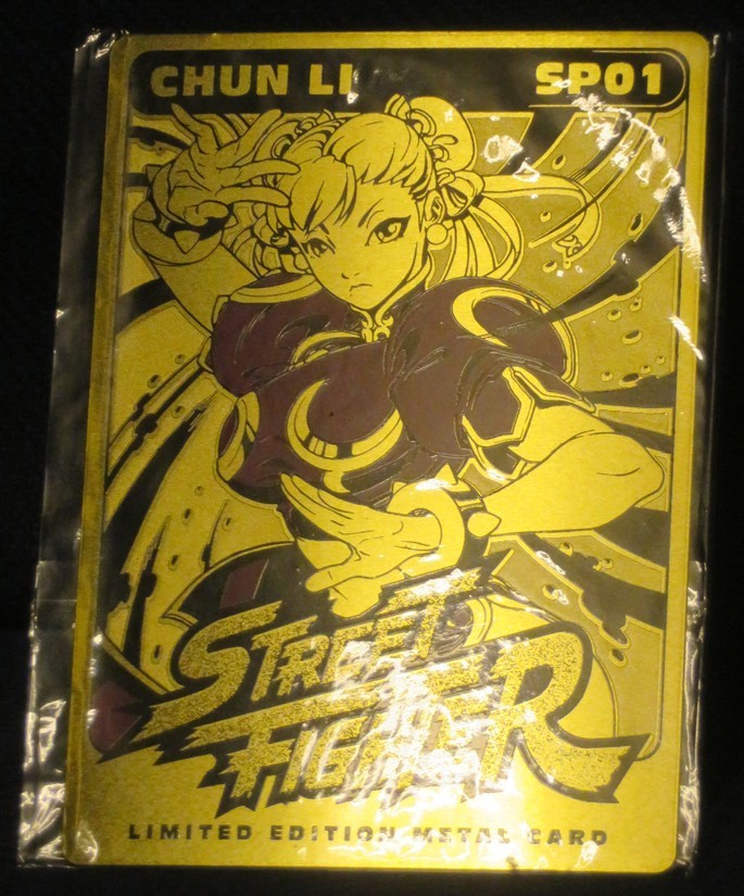 CHUN LI – SP01: STREET FIGHTER Limited Edition METAL CARD – SDCC 2021 Udon PINK