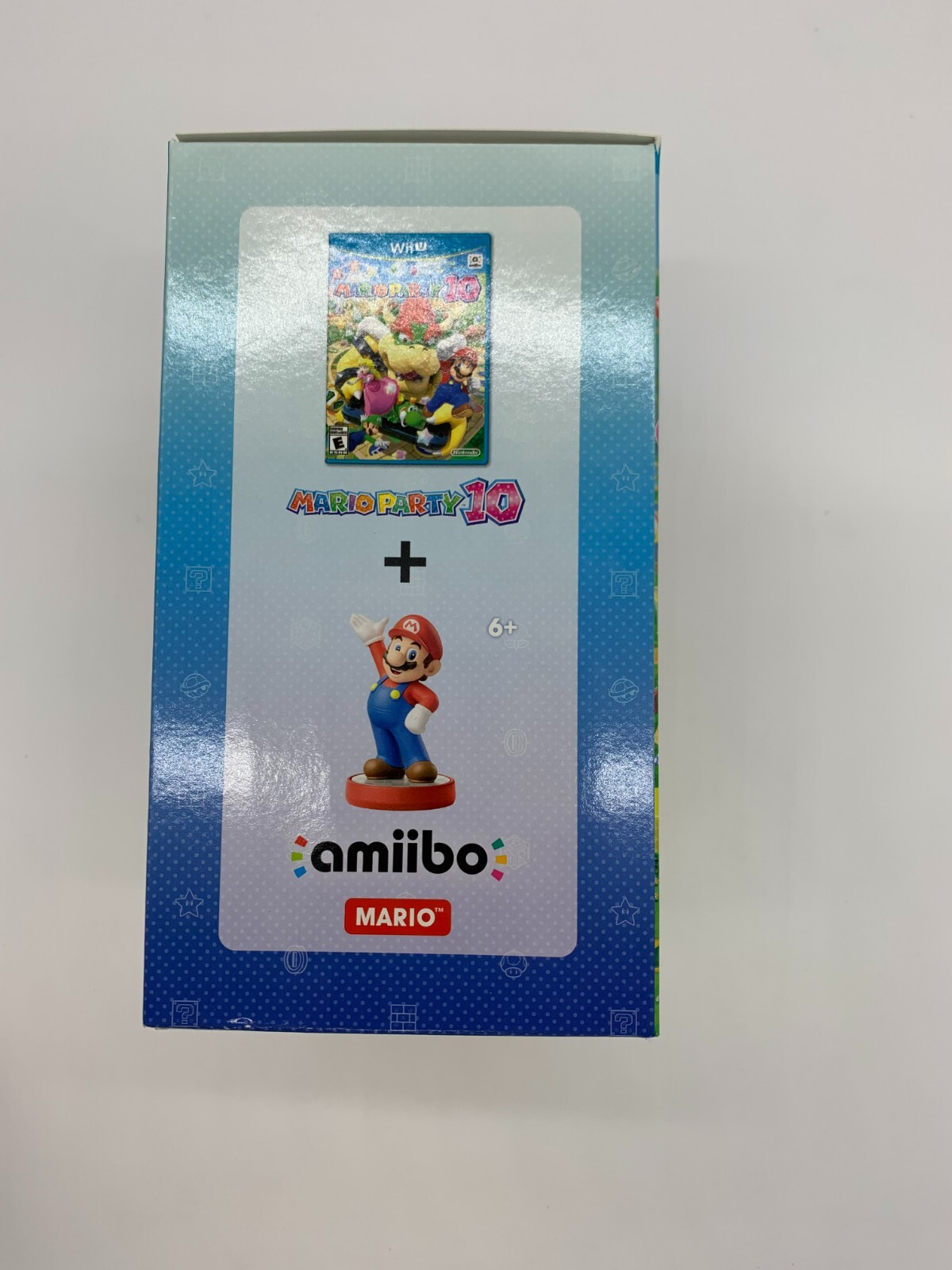 Mario Party 10 + Mario amiibo with Large Box (Wii U, 2015)
