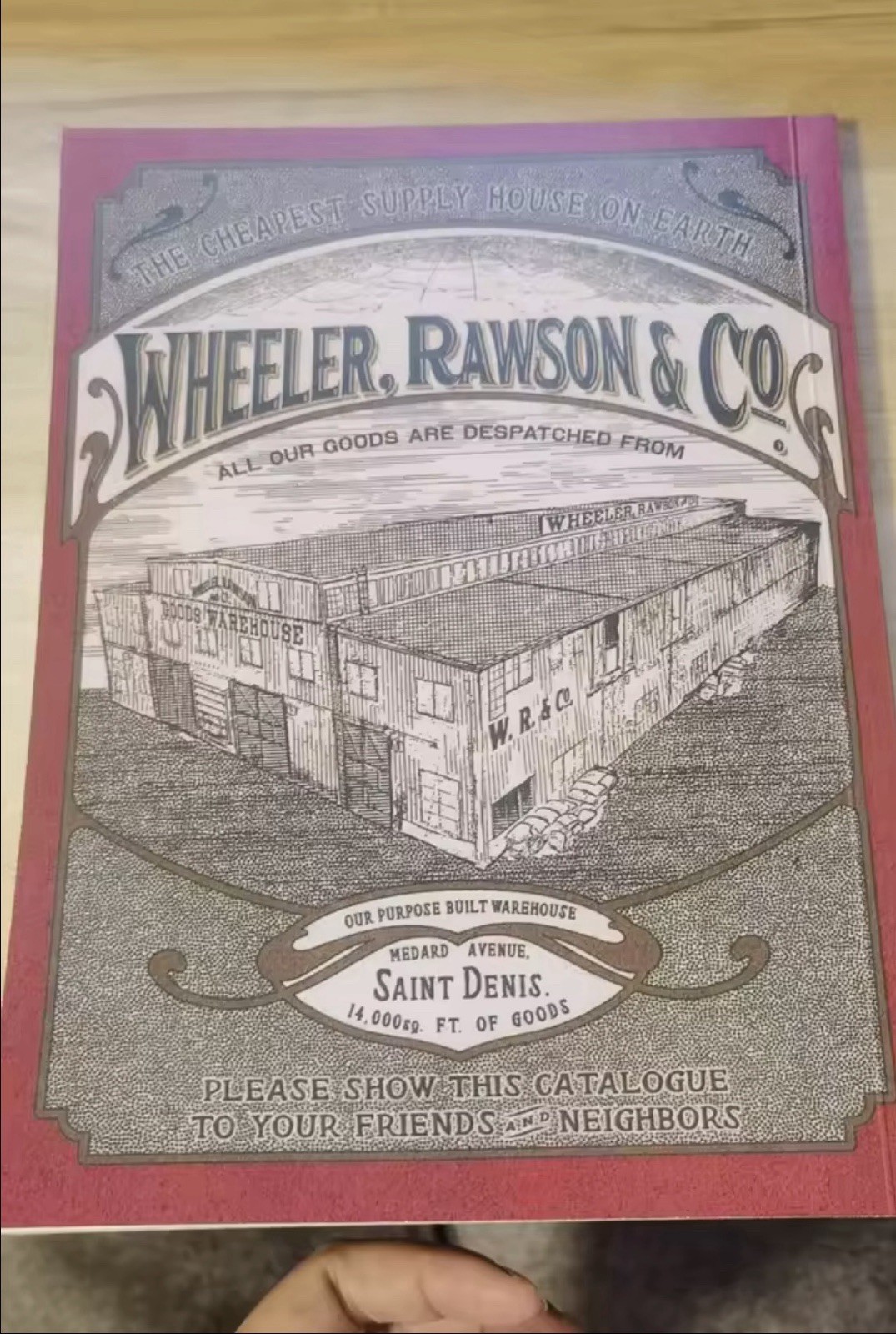 RDR2 Wheeler Rawson Co Catalog Replica Red Dead Redemption 2 Book Gift Arthur M.