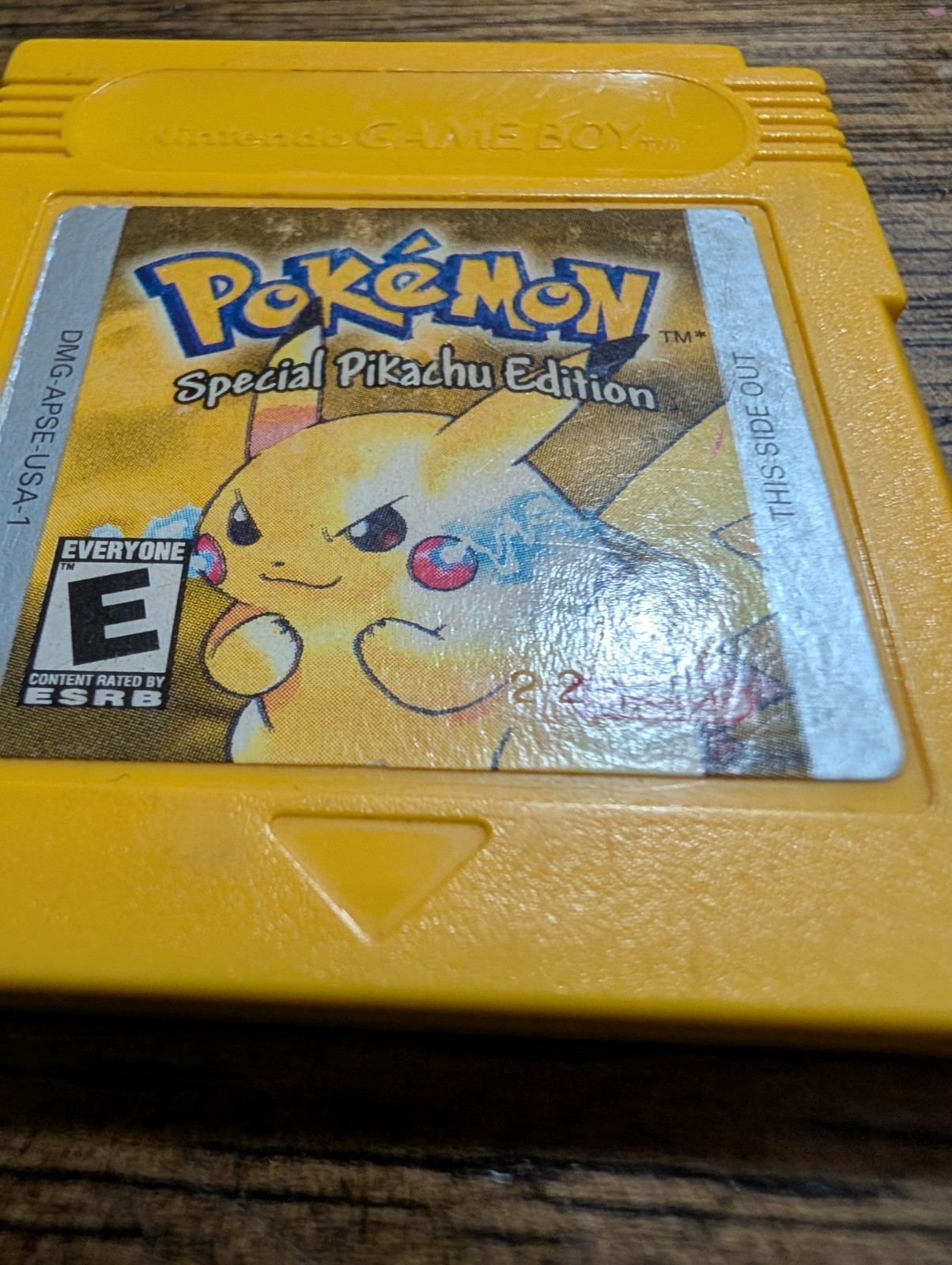 Nintendo Pokémon Red, Blue, Yellow GB Lot – New Batteries-Very Clean Cartridges!