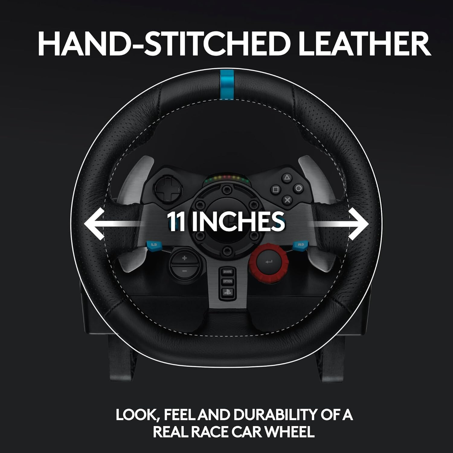Logitech Driving Force Racing Wheel and Floor Pedals,for PS5, PS4, PC, Mac