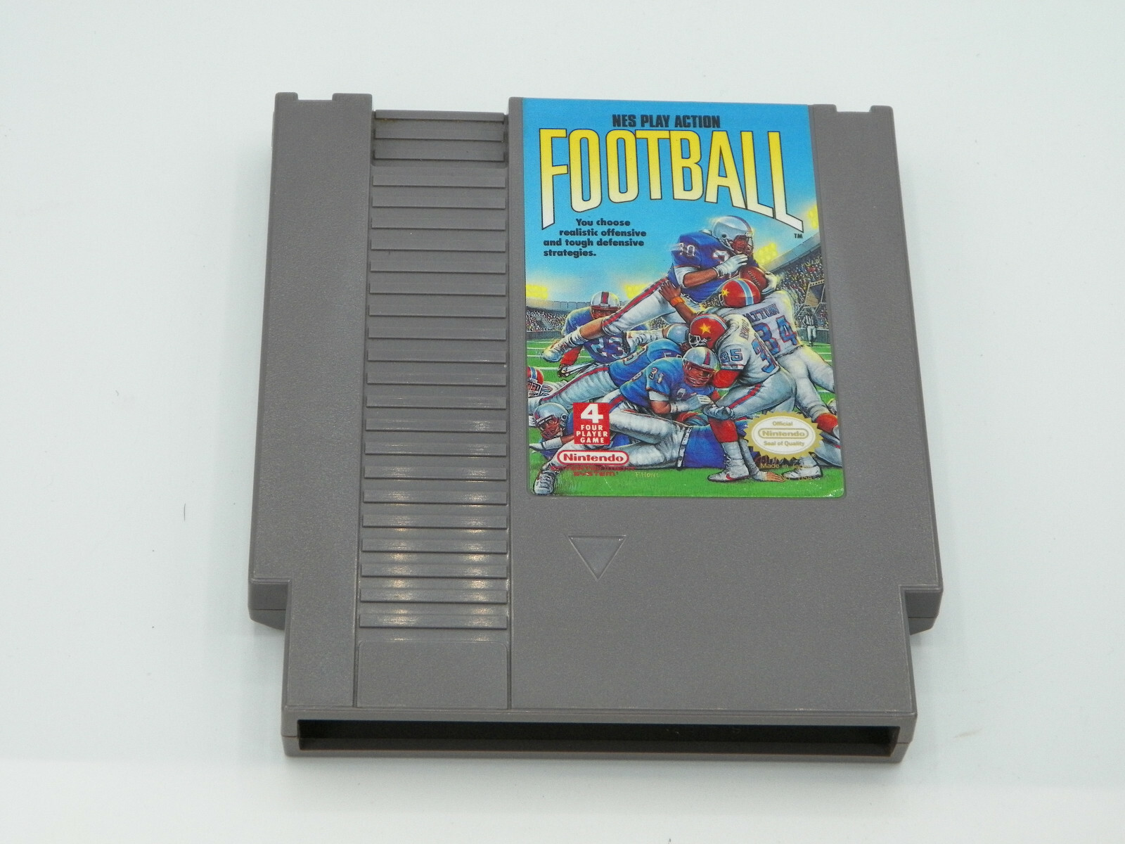 NES PLAY ACTION FOOTBALL Nintendo NES Game Tested