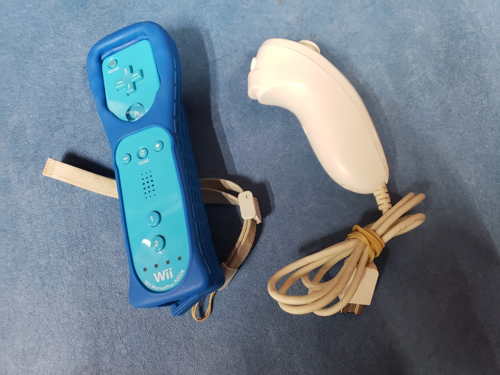 Official OEM Nintendo Wii Motion Plus Remote Controller Blue RVL-036