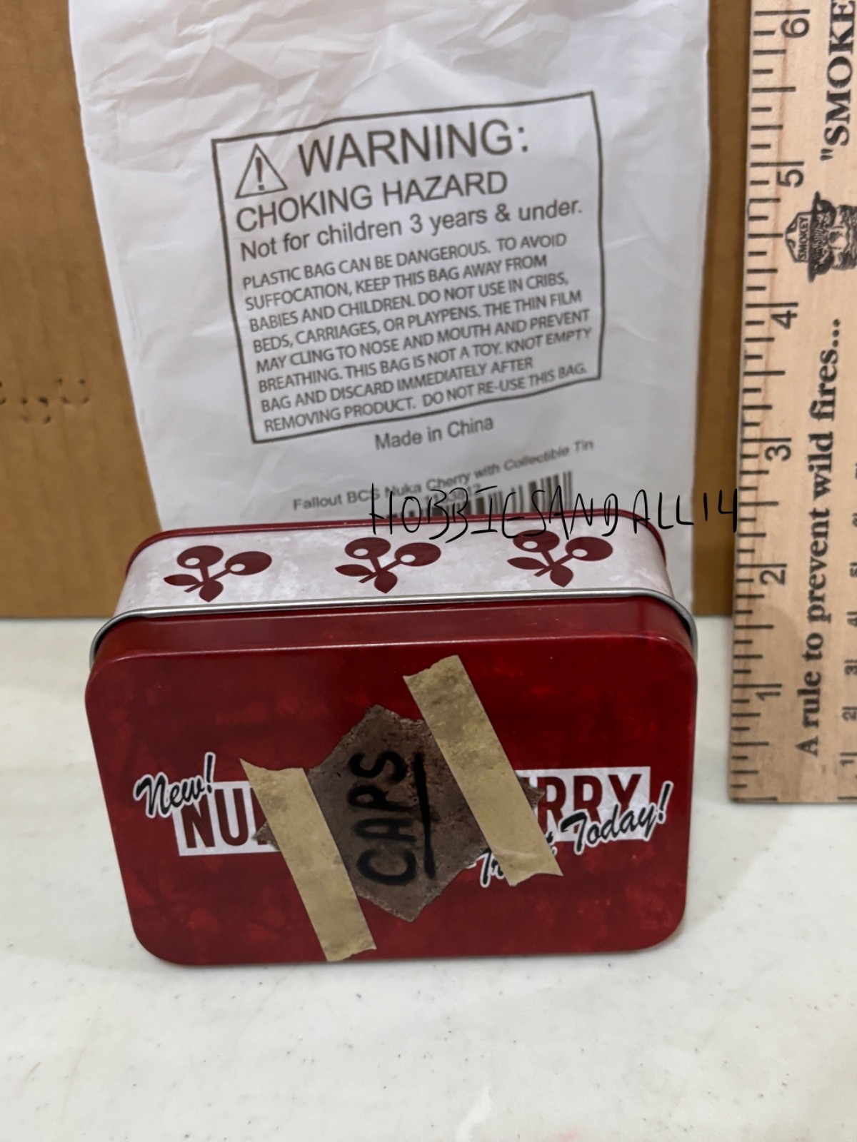 Fallout 3 4 76 !! Nuka Cola 20 Cherry Caps with Collectible Tin !! Bethesda New