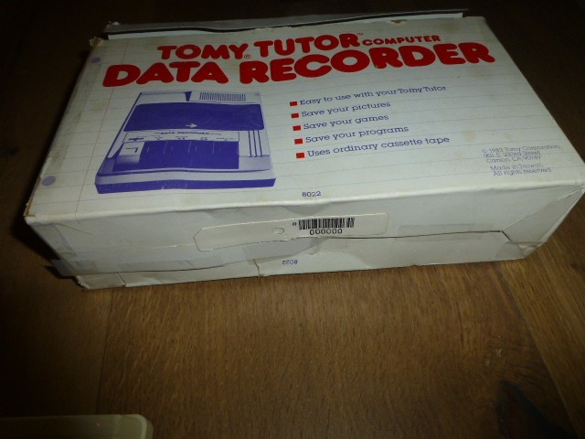 Tomy Tutor Computer – Data Recorder #8022 VERY RARE with Box