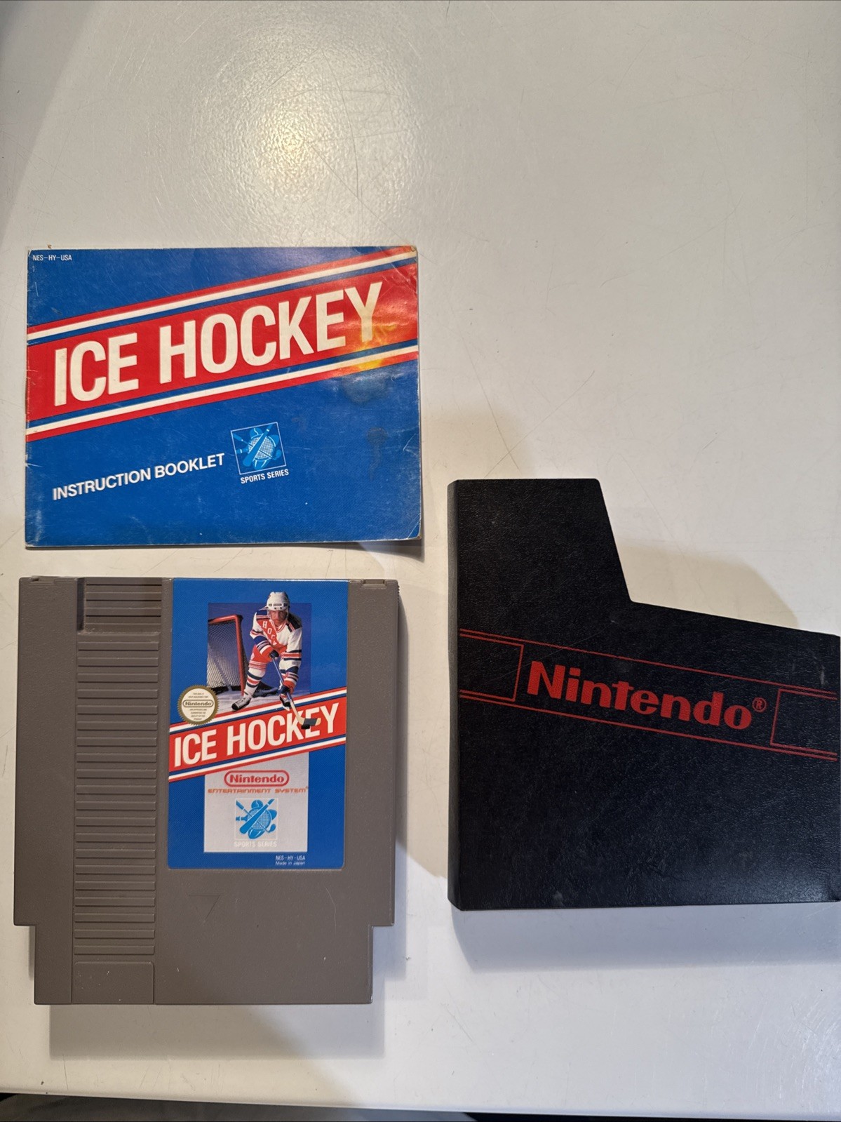 ICE HOCKEY – ORIGINAL Classic NES Nintendo Vintage Tested Working W/ Manual