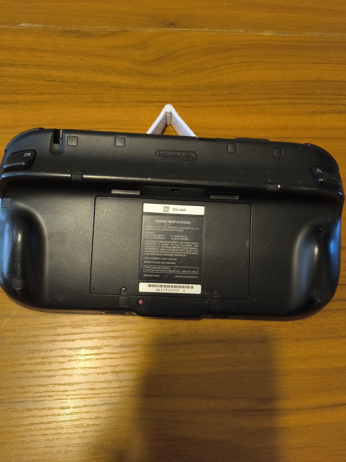 Nintendo WUP-010 Gamepad – Black “Parts Only”