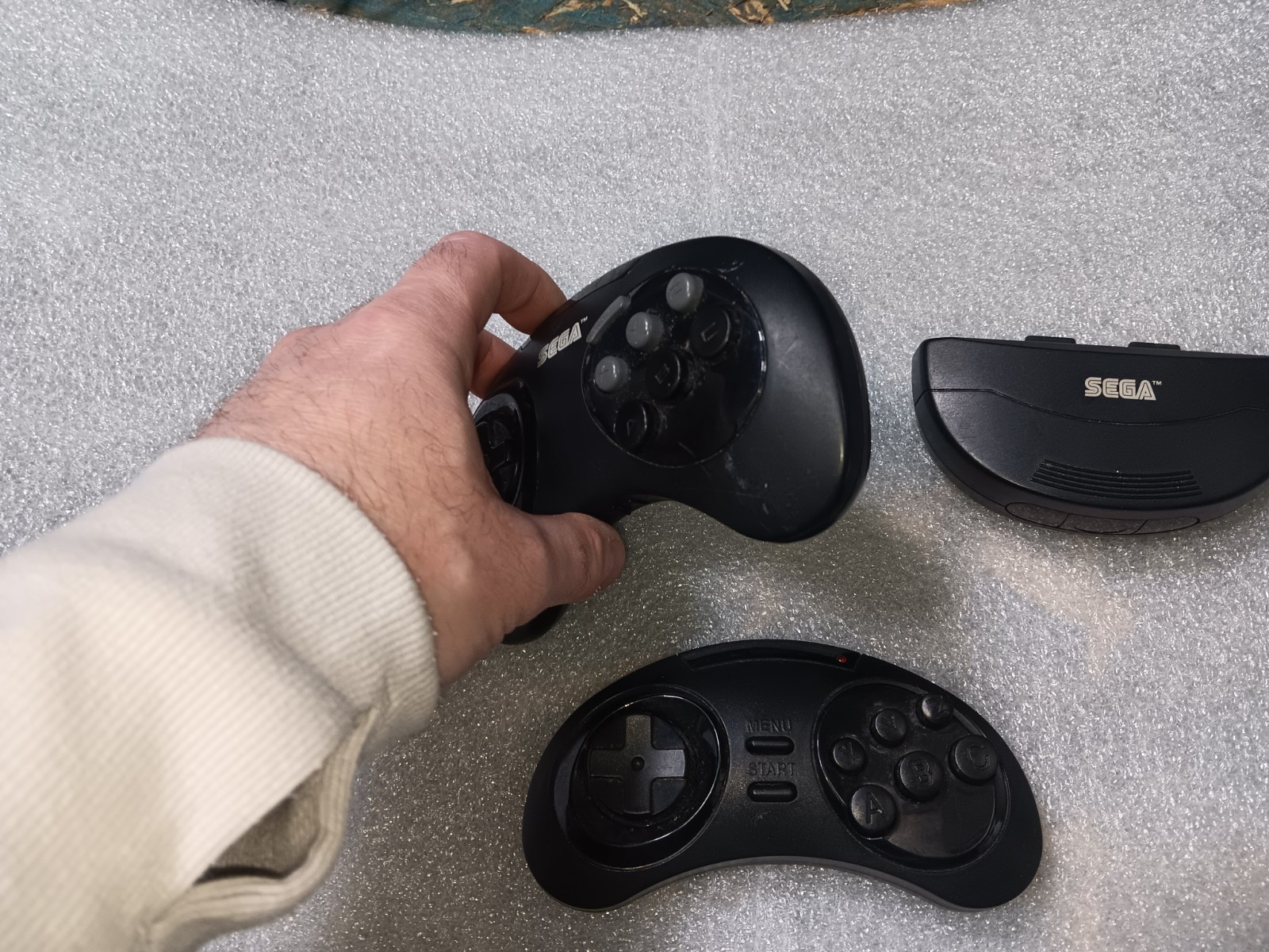Sega Genesis EXACT-UNTEST Receiver MK-1648 w/MK-1629 & 1-OTHER-WEAR-RUST-PARTS