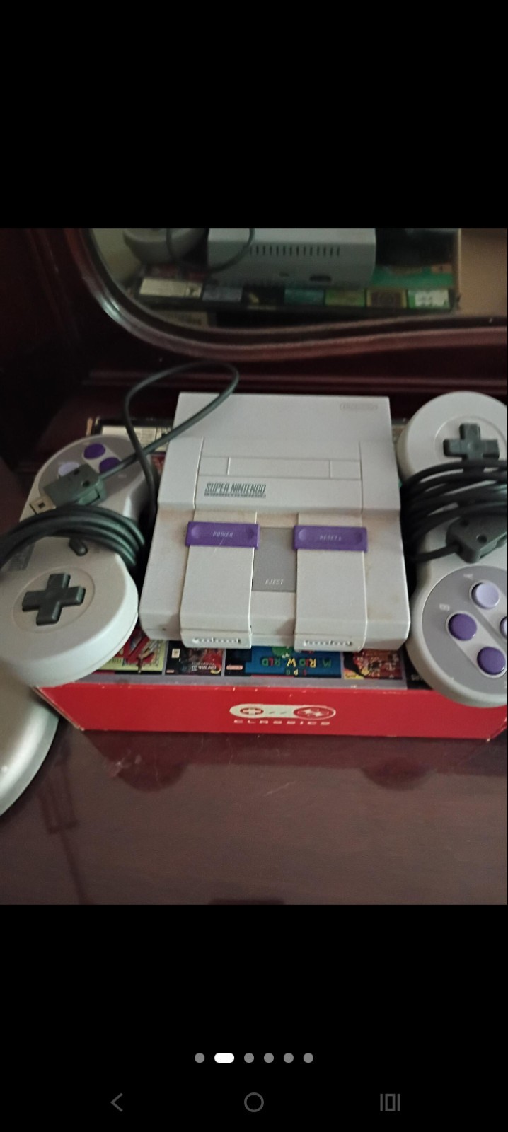 Nintendo Super NES Classic Edition SNES Mini Console 2 Controllers HDMI 720p
