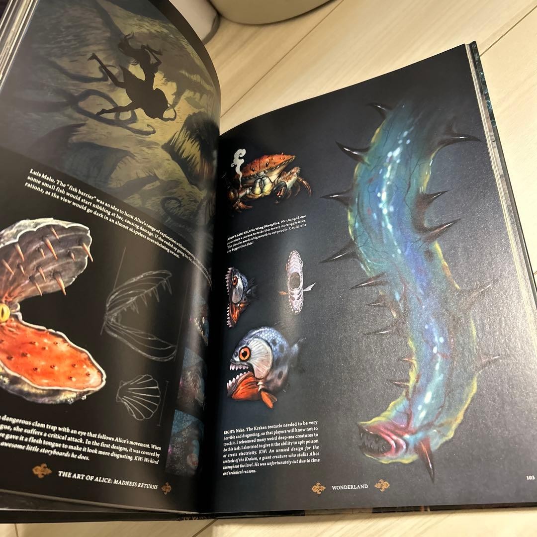 The Art of Alice Madness Returns Hardcover Art Book American McGee English