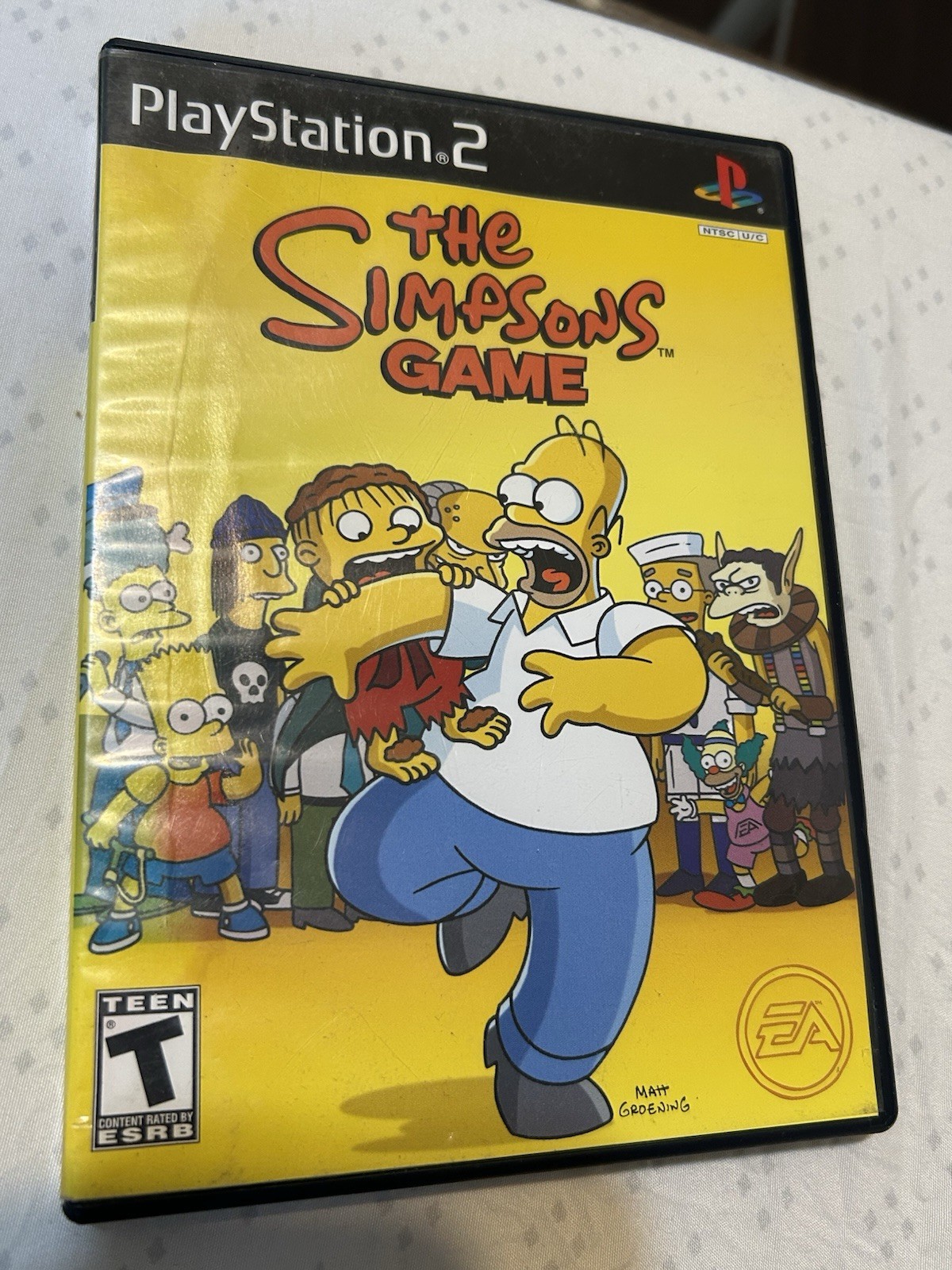 The Simpsons Game PlayStation 2 PS2 with manual untested