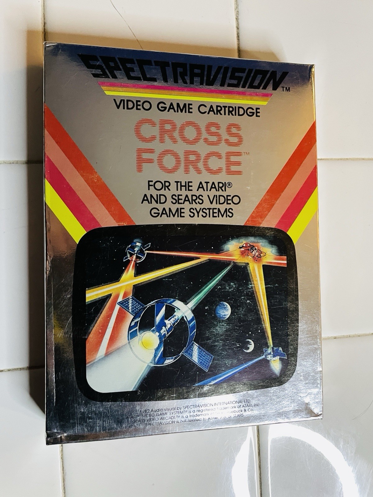 CROSS FORCE ATARI 2600 SPECTRAVISION Complete In Box Tested And Working