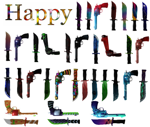 LEGENDARY BUNDLE🖤FAST DELIVERY🖤MM2 MURDER MYSTERY 2🖤R0BLX 35 WEAPONS in PIC