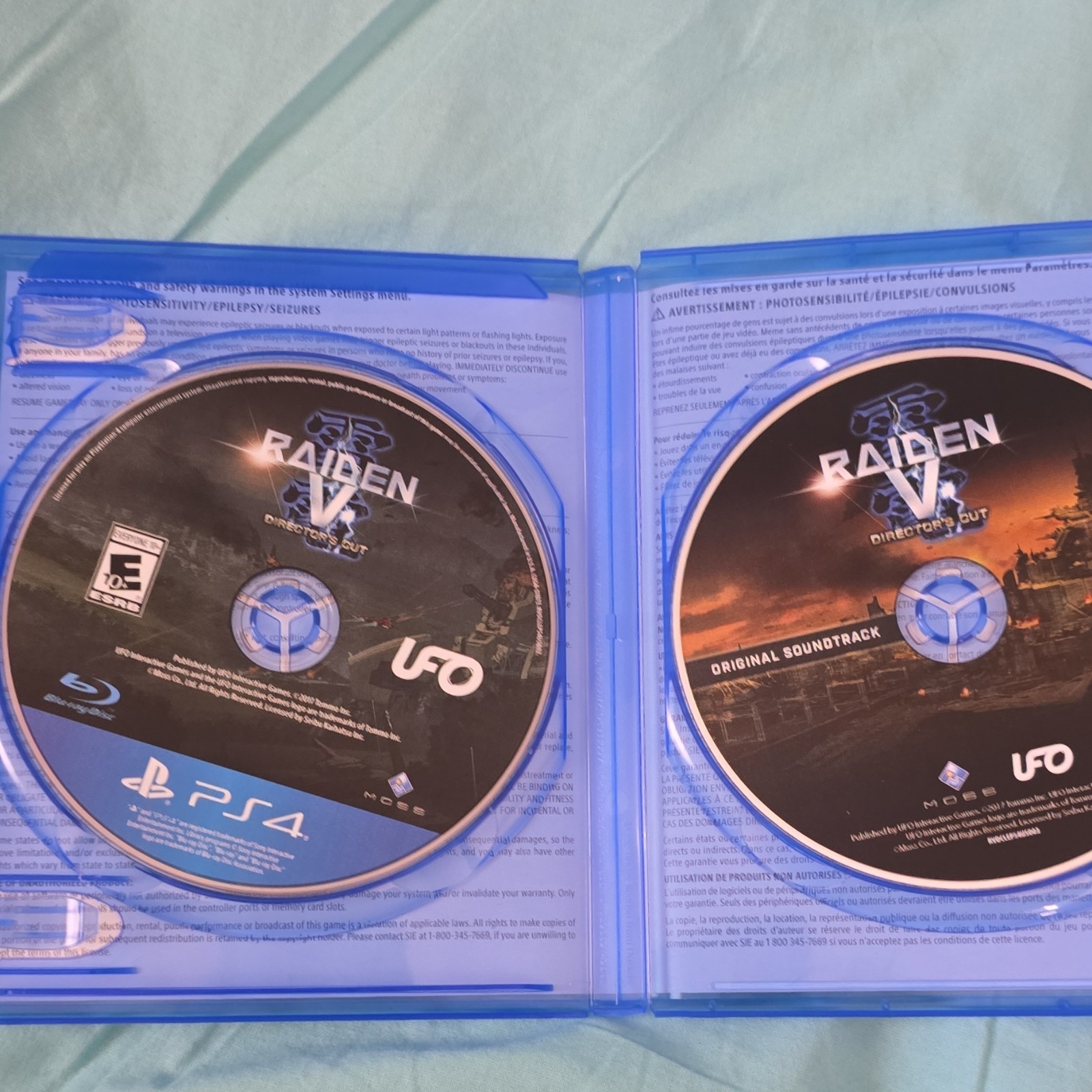 UFO Interactive Games Raiden V Director’s Cut PS4 Shooter Limited Edition w/ OST