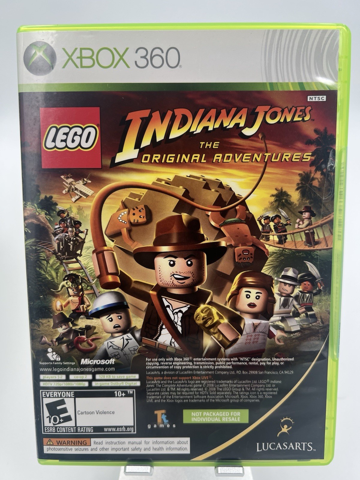 XBOX 360 Lego Indiana Jones: The Original Adventures, Kung Fu Panda 2-in-1 Game