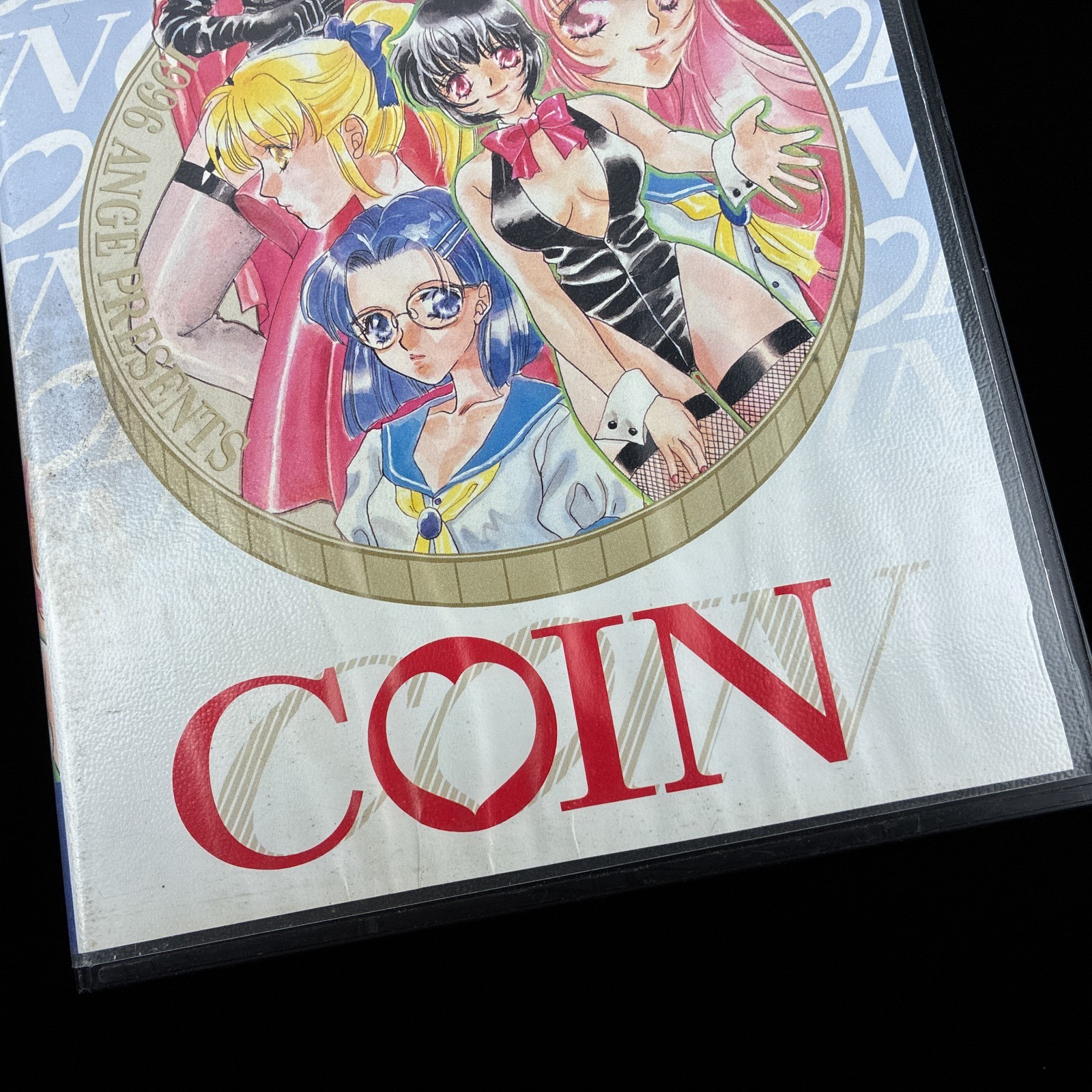 AS-IS 1996 Ange COIN PC-9801 PC98 3.5″ Big-Box VN Visual Novel Game Japan Import