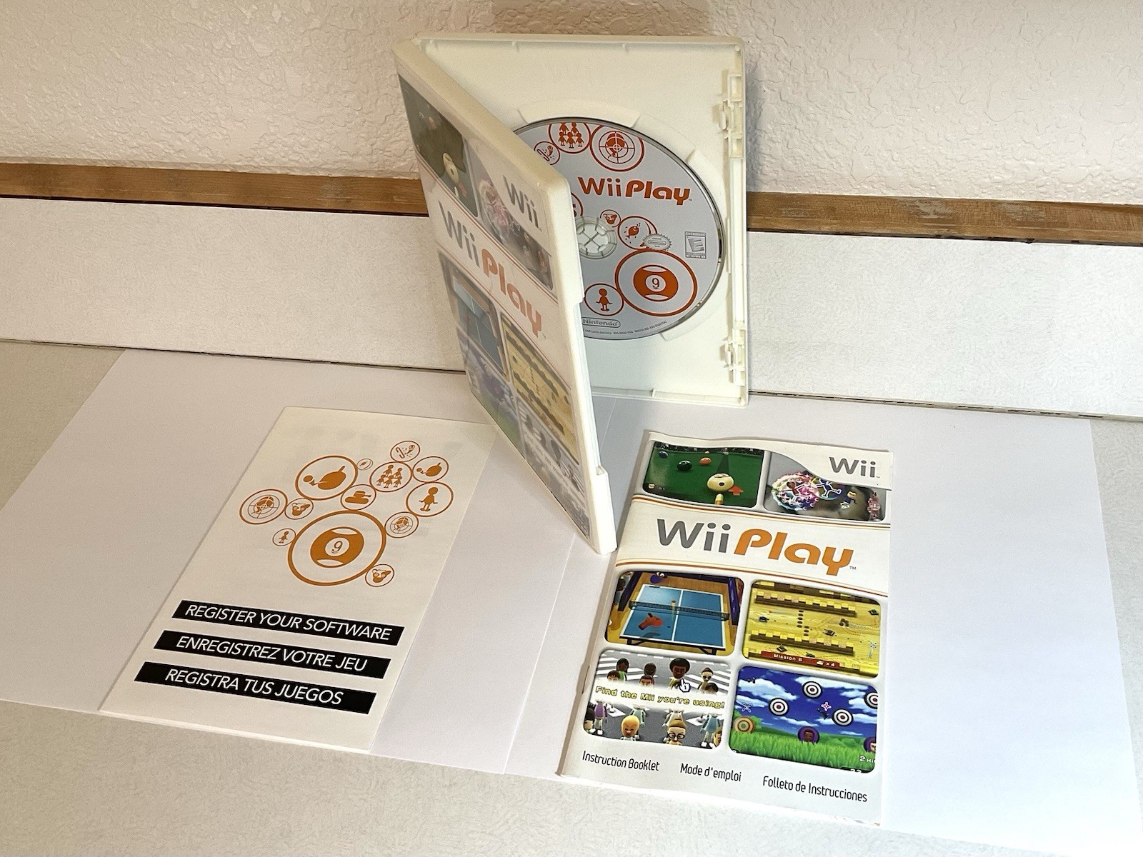 Nintendo Wii (2007) Wii Play — CIB TESTED WORKING