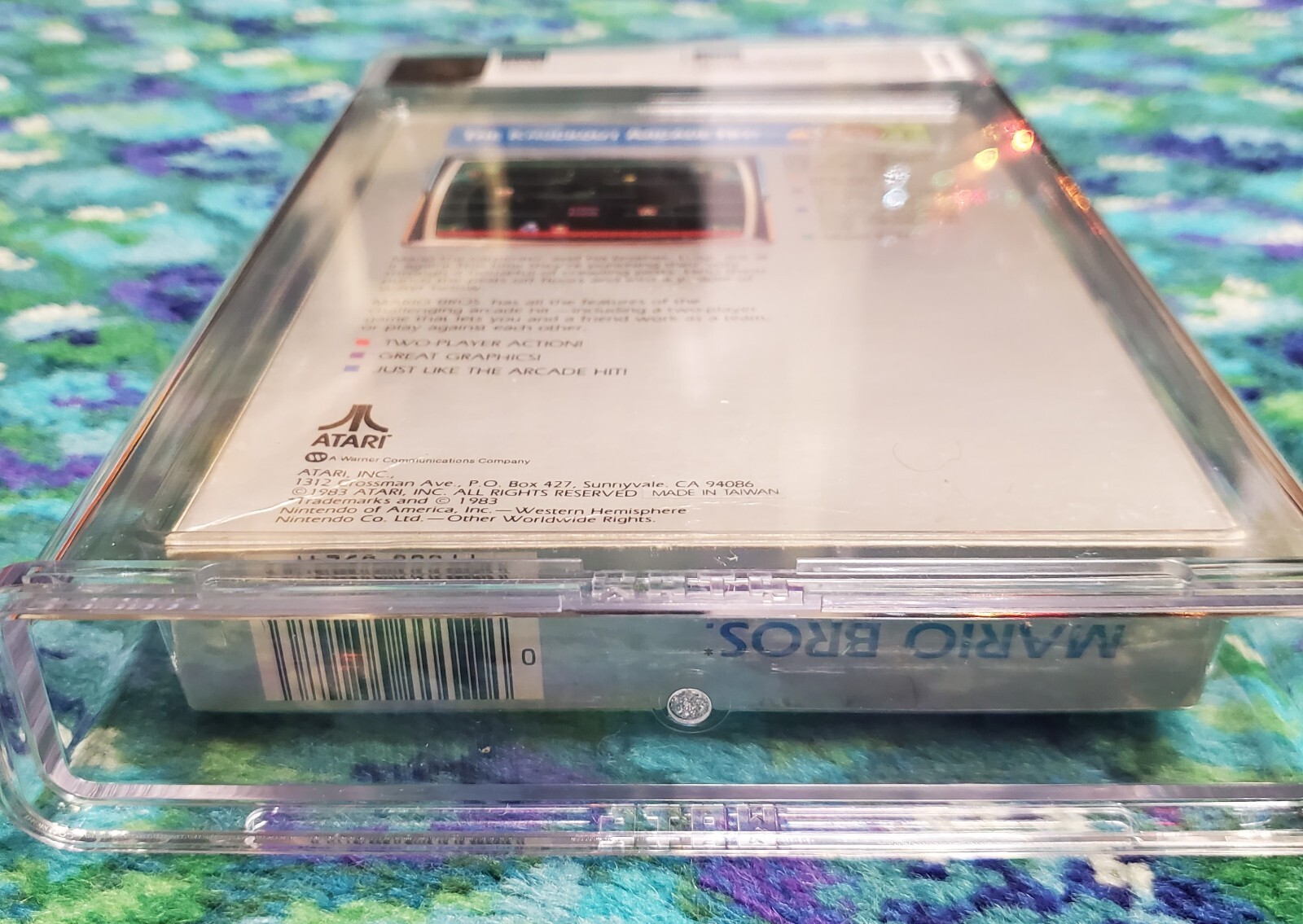 Atari 5200 – Mario Bros. by Nintendo – Sealed NOS Unopened – WATA Graded 8.0