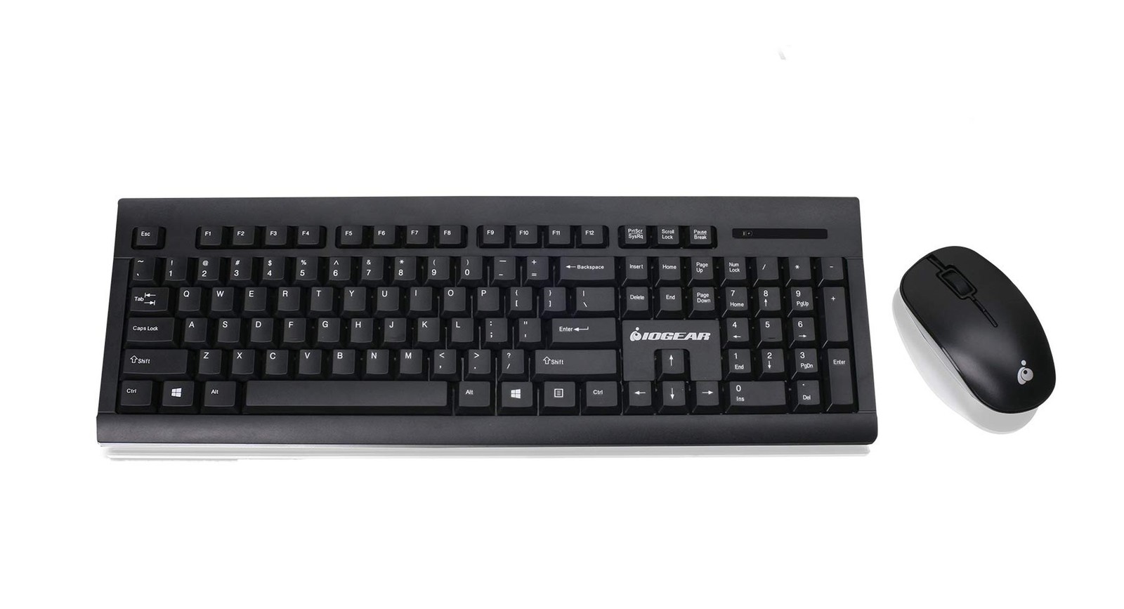 IOGEAR Wireless Keyboard and Mouse – 2.4GHz Full-Size Mouse Keyboard Combo – …