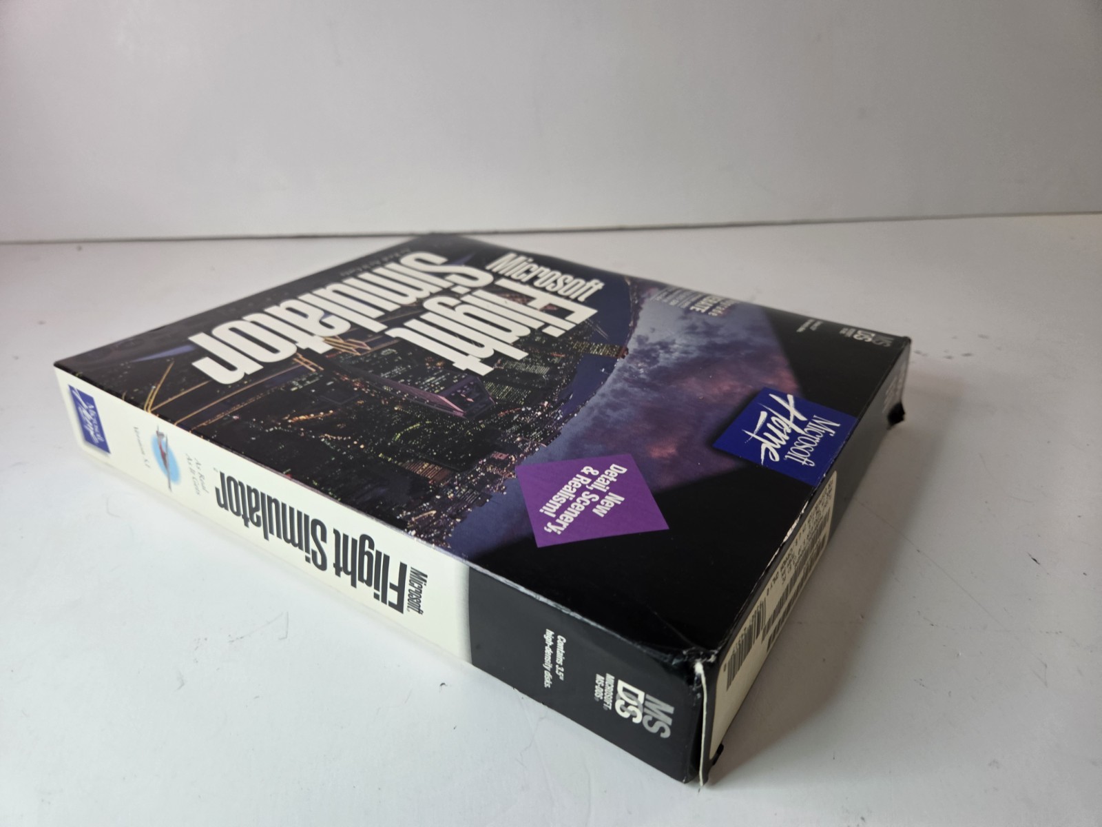 Open Box Microsoft Flight Simulator 5.1 PC, 1995 3.5″ Diskettes MS-DOS Big Box