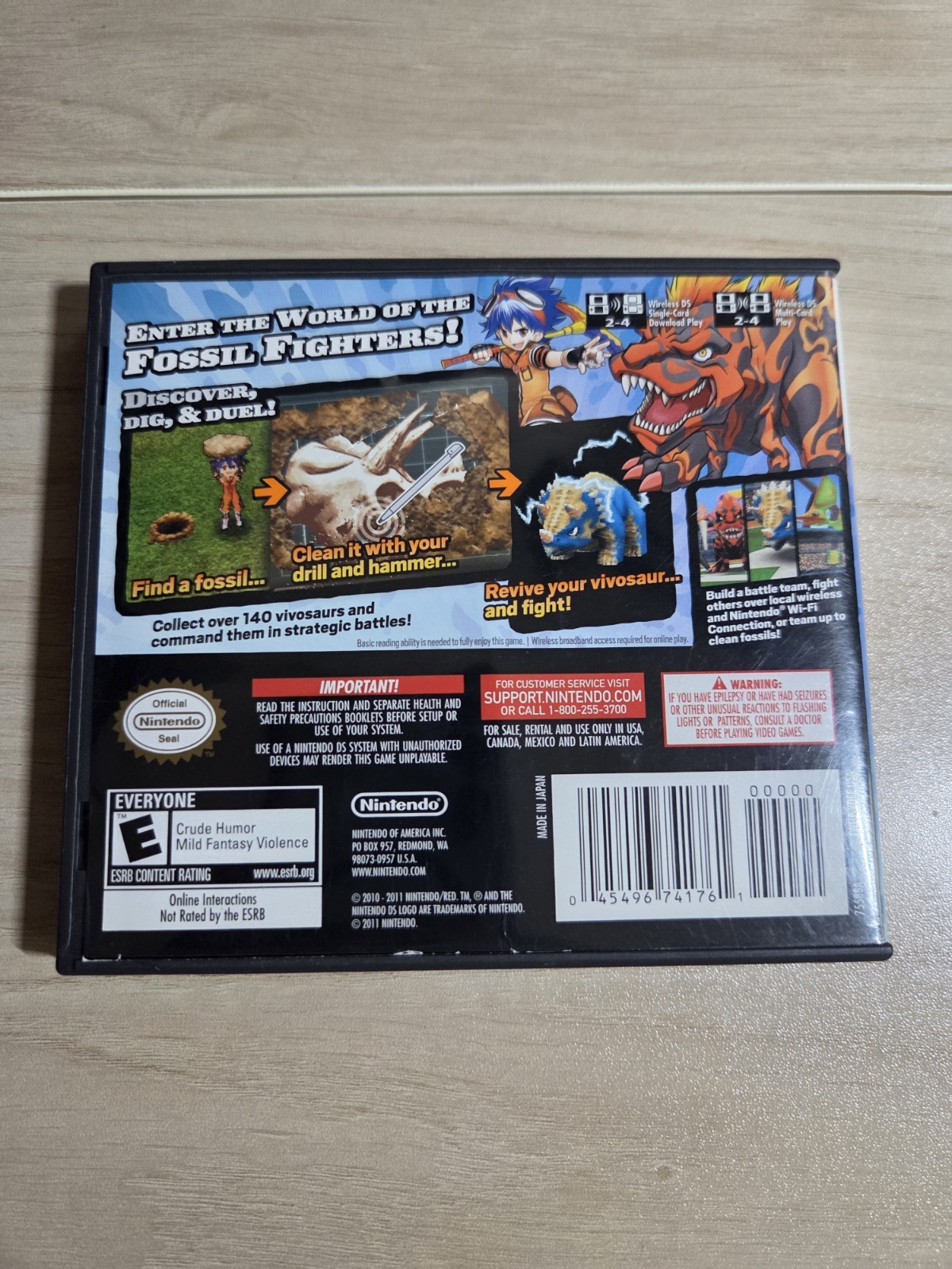 Nintendo DS 3DS Fossil Fighters Lot – Fossil Fighters, Champions & Frontier CIB