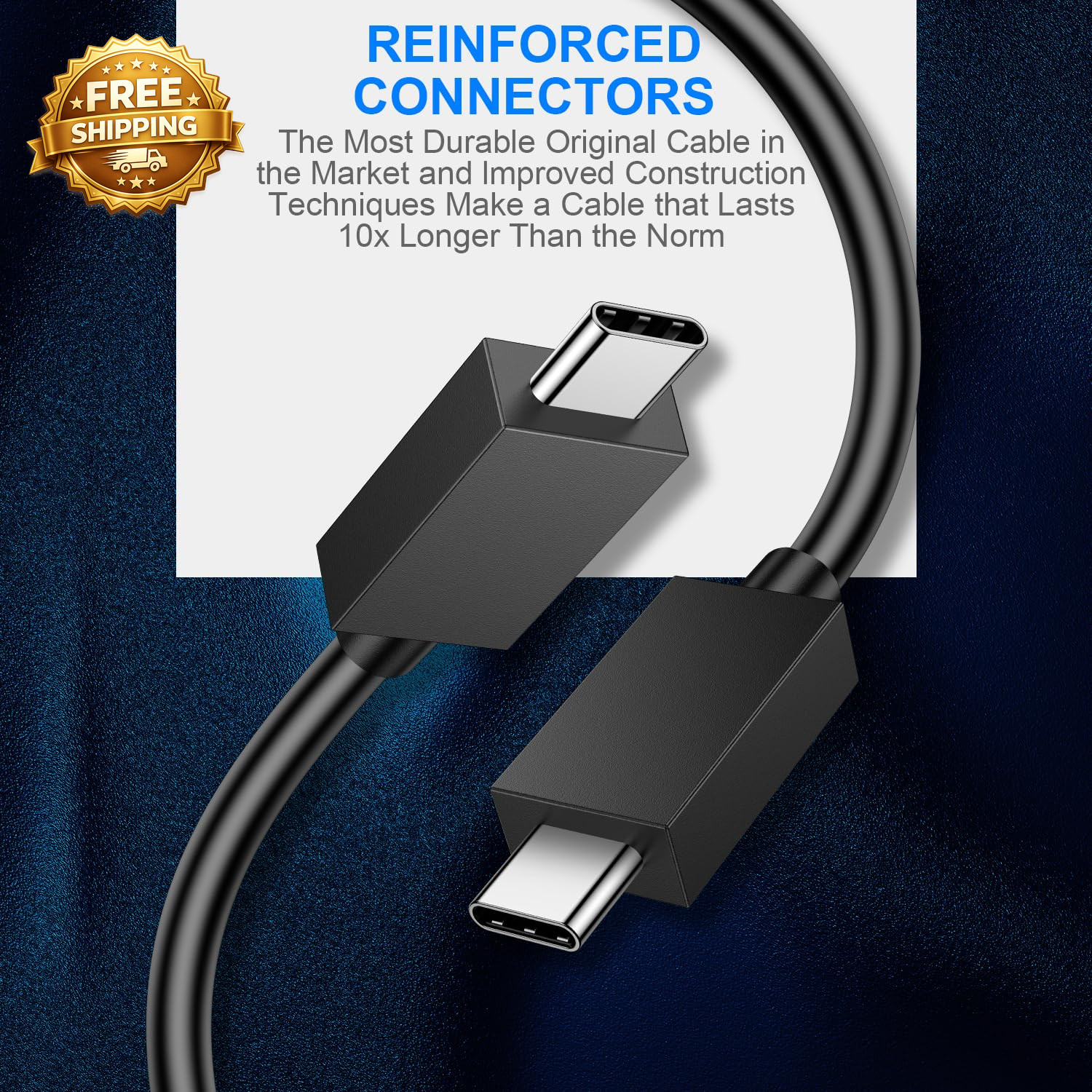 PS5 Controller Charger 2 Pack 5FT OEM Original 3A Fast Charging Cable USB C