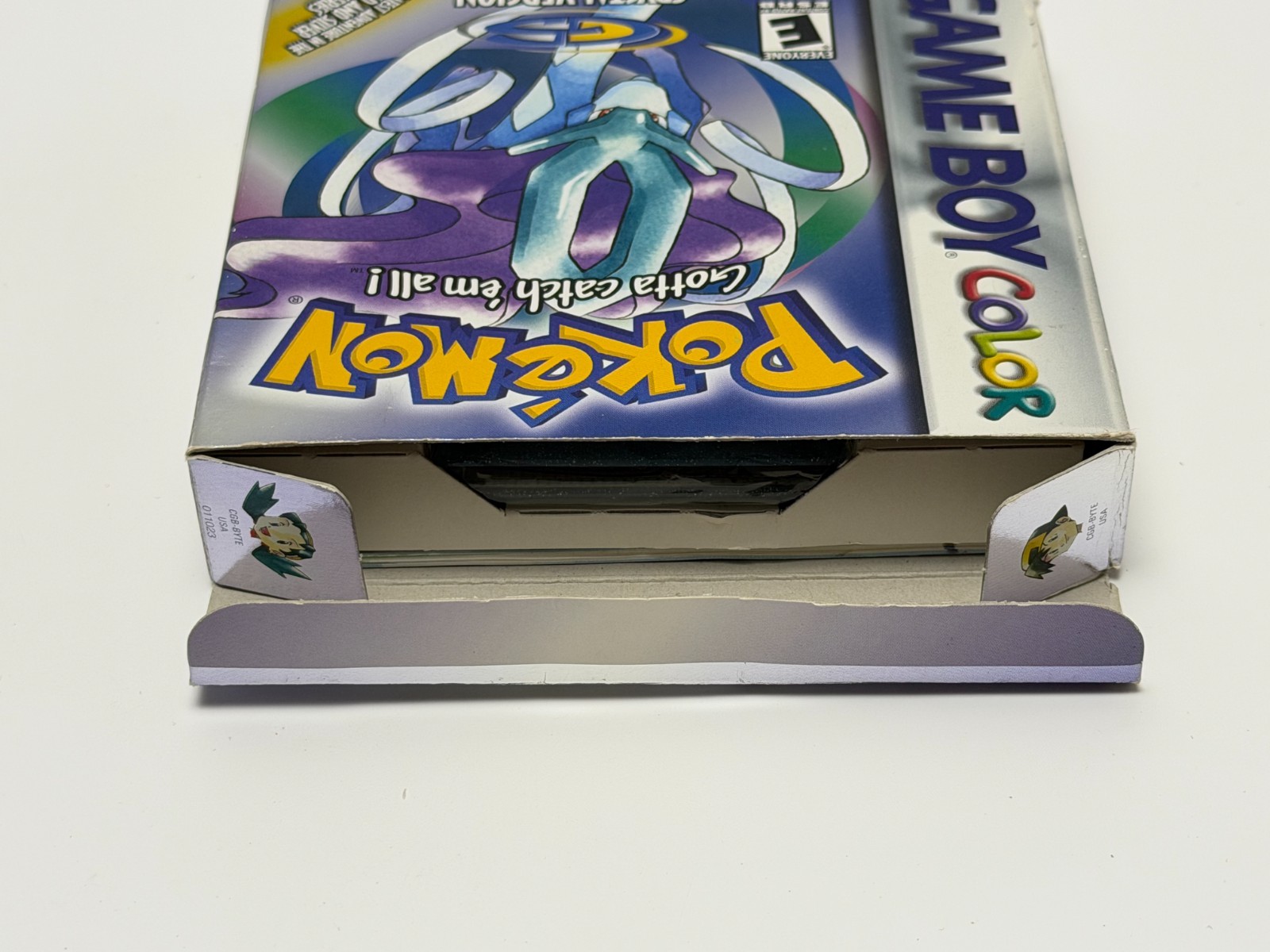 Pokemon Crystal Version (Nintendo Game Boy Color) Complete in se{ies ERROR Box